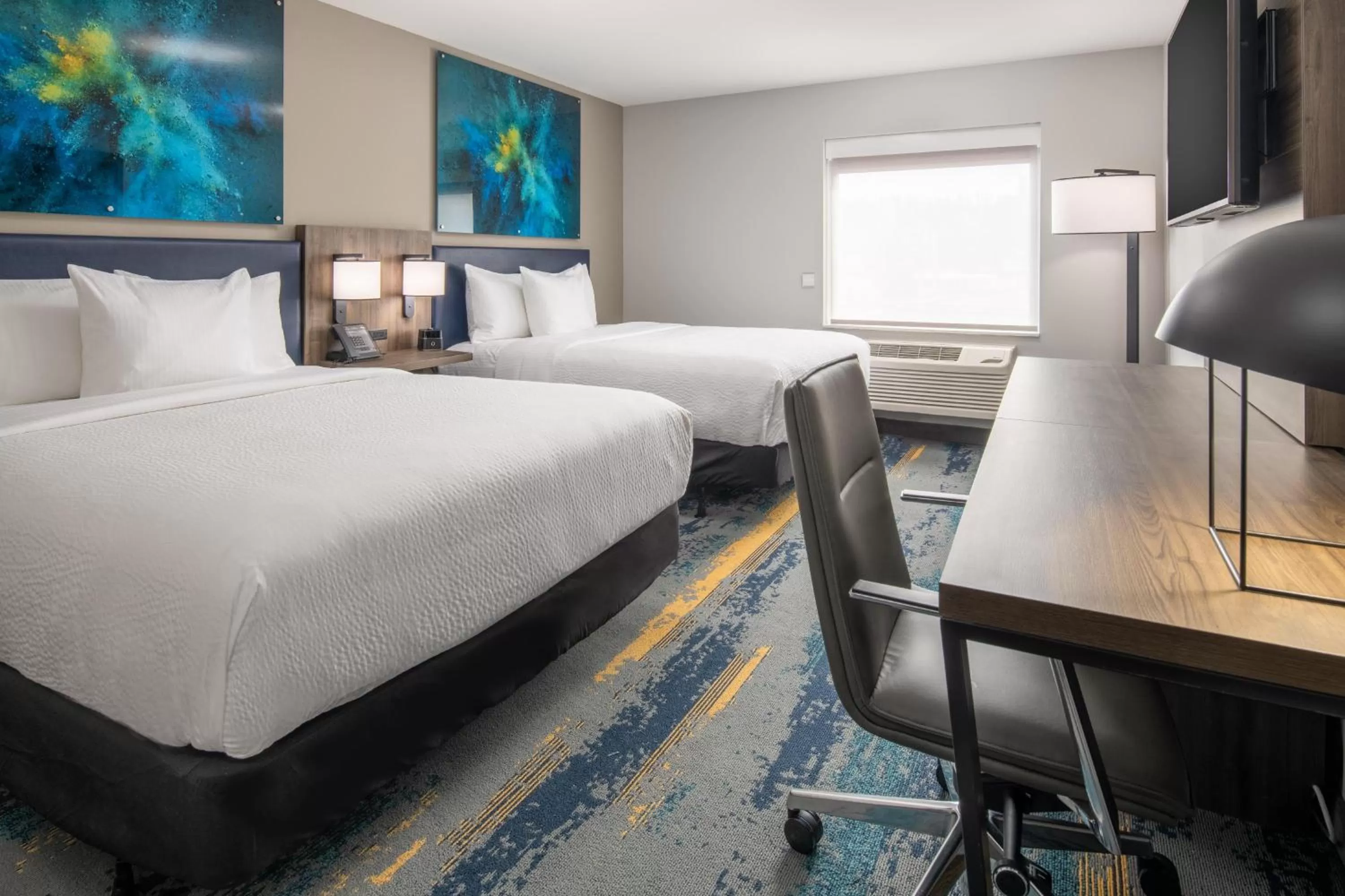 Queen Room with Two Queen Beds and Bath Tub - Mobility Accessible/Non-Smoking in La Quinta Inn & Suites by Wyndham Spokane Downtown