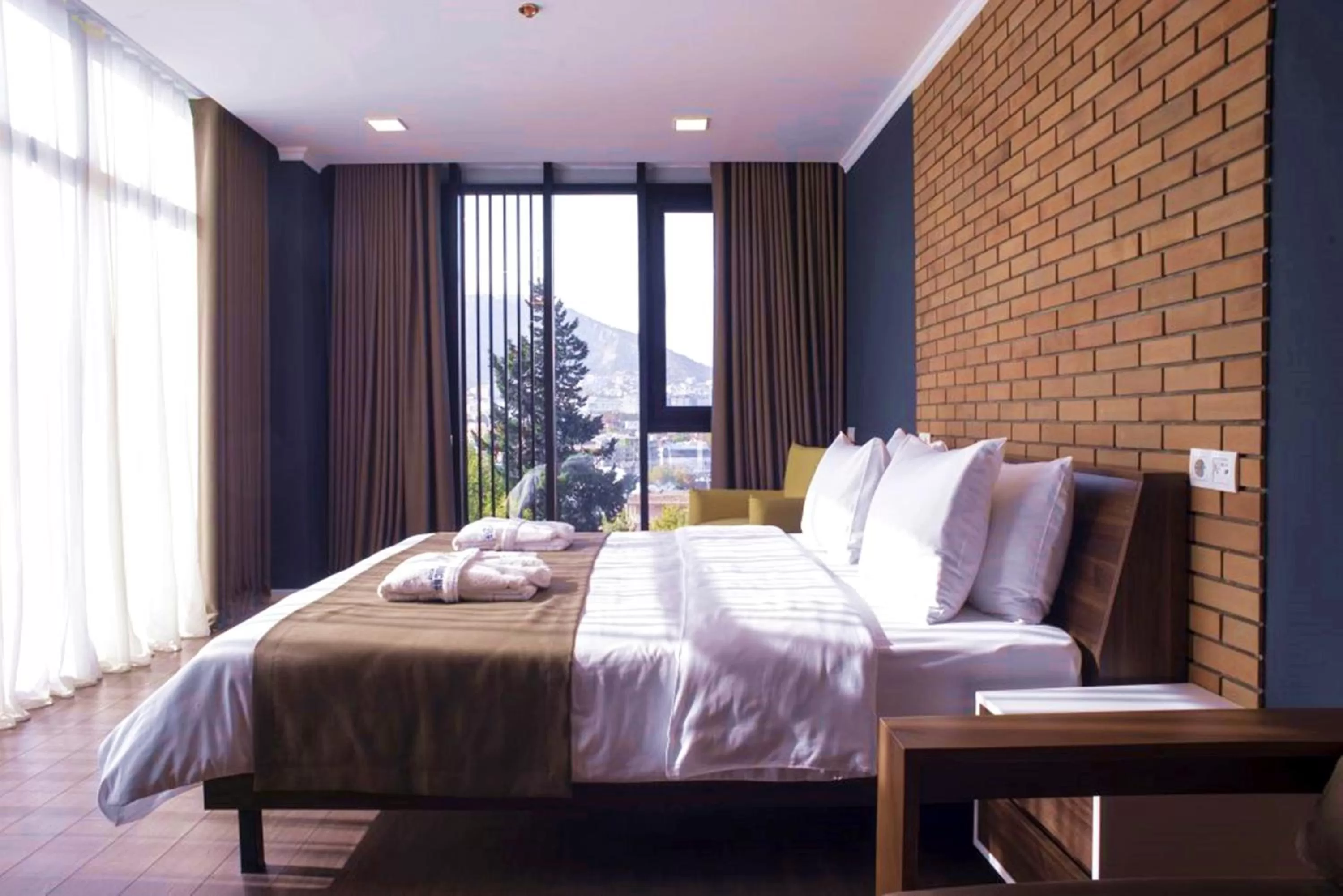 Bed in Bricks Hotel