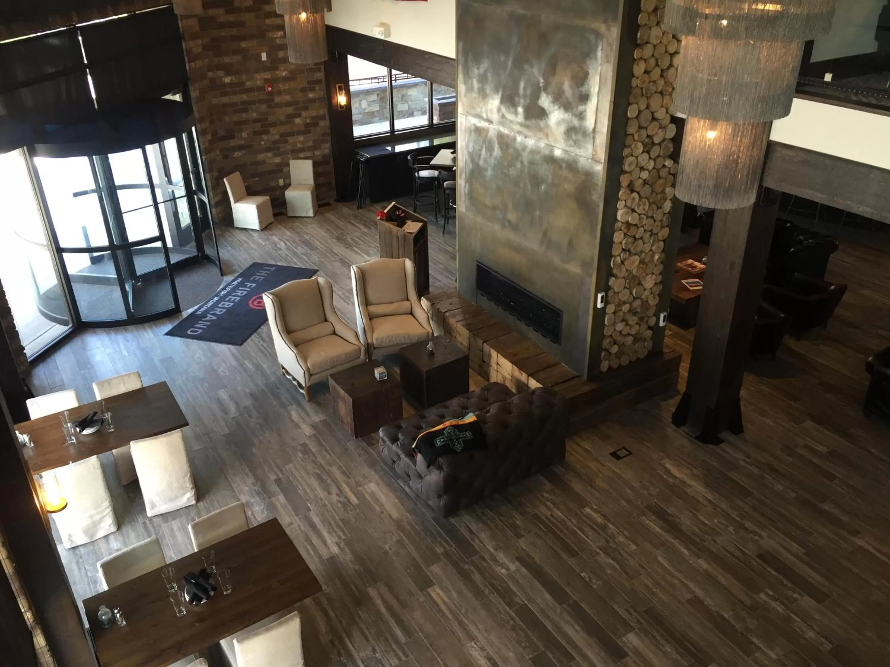 Communal lounge/ TV room in Firebrand Hotel