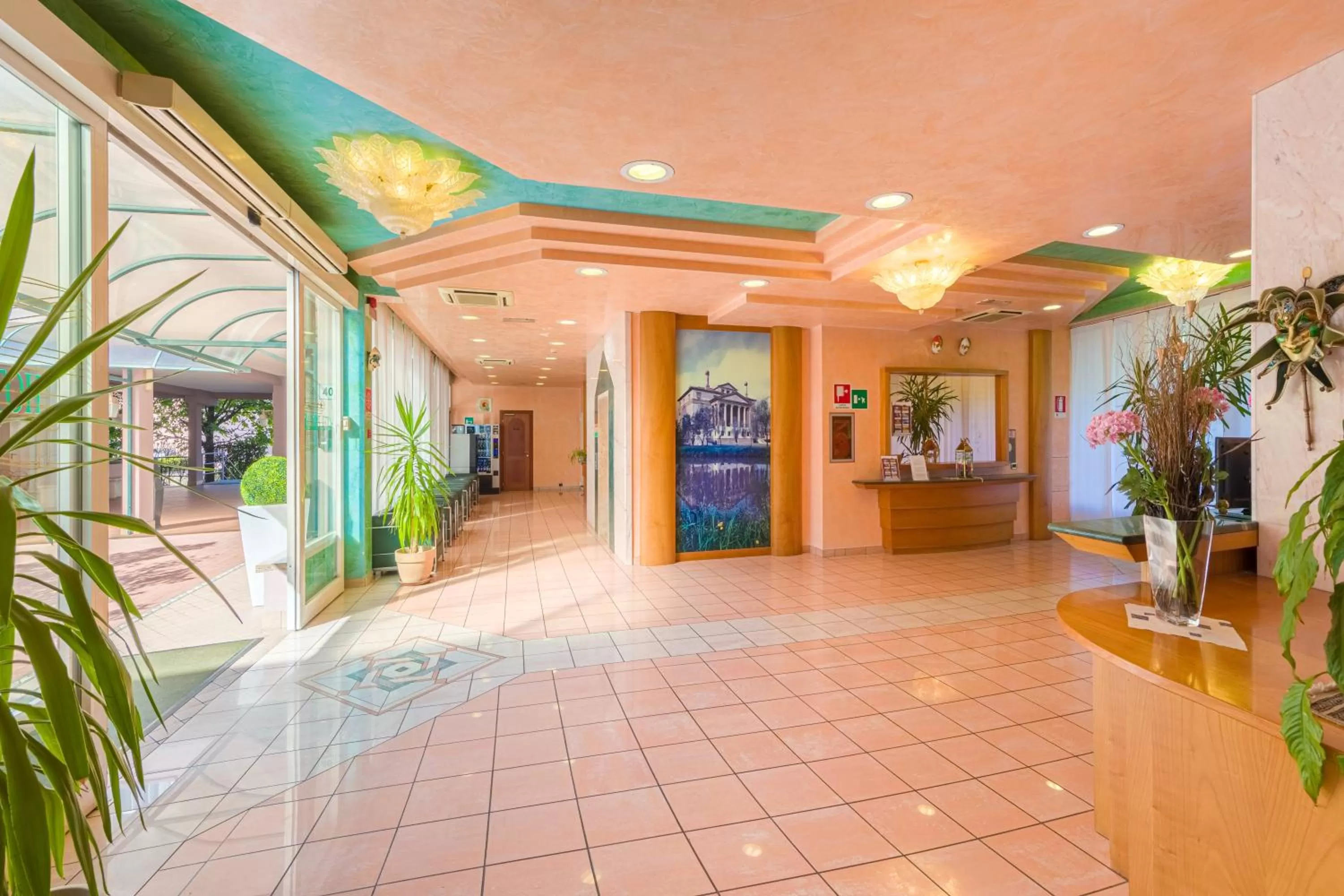 Lobby or reception in Hotel Palladio