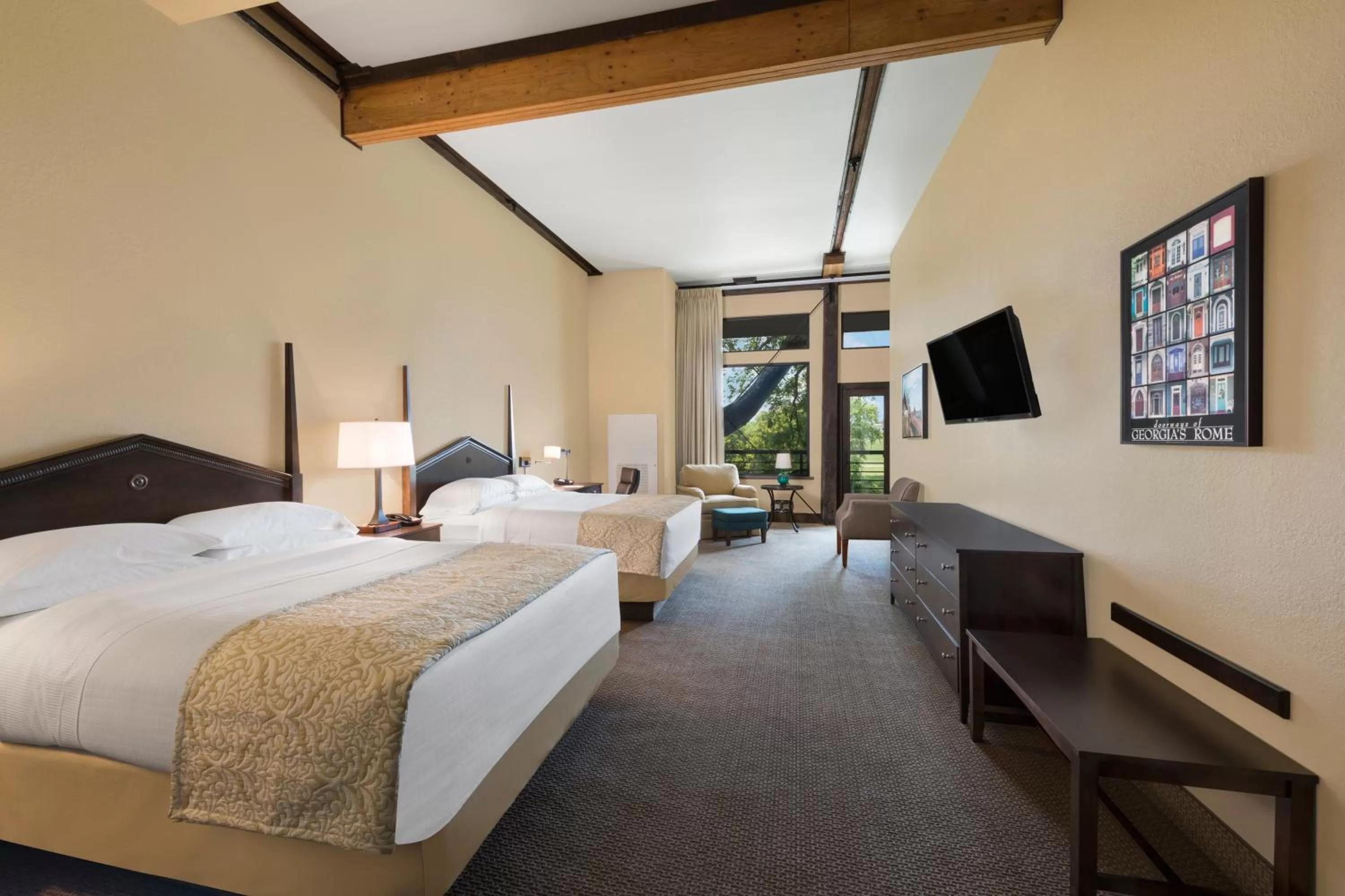 Queen Room - Disability Access in Hawthorn Extended Stay by Wyndham Rome