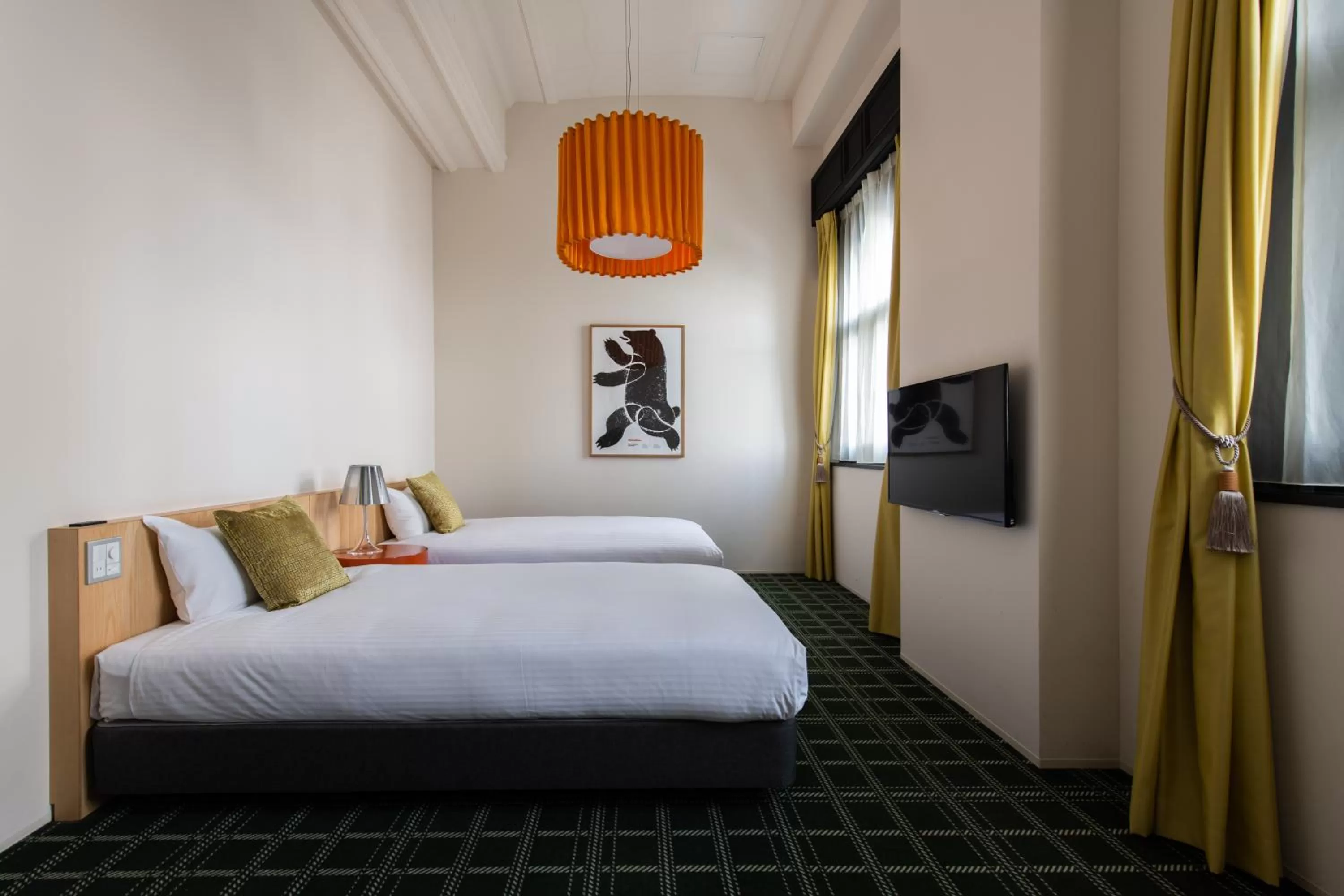 Moderate Twin with Private Bathroom in the Historic Bldg. in HakoBA Hakodate by THE SHARE HOTELS