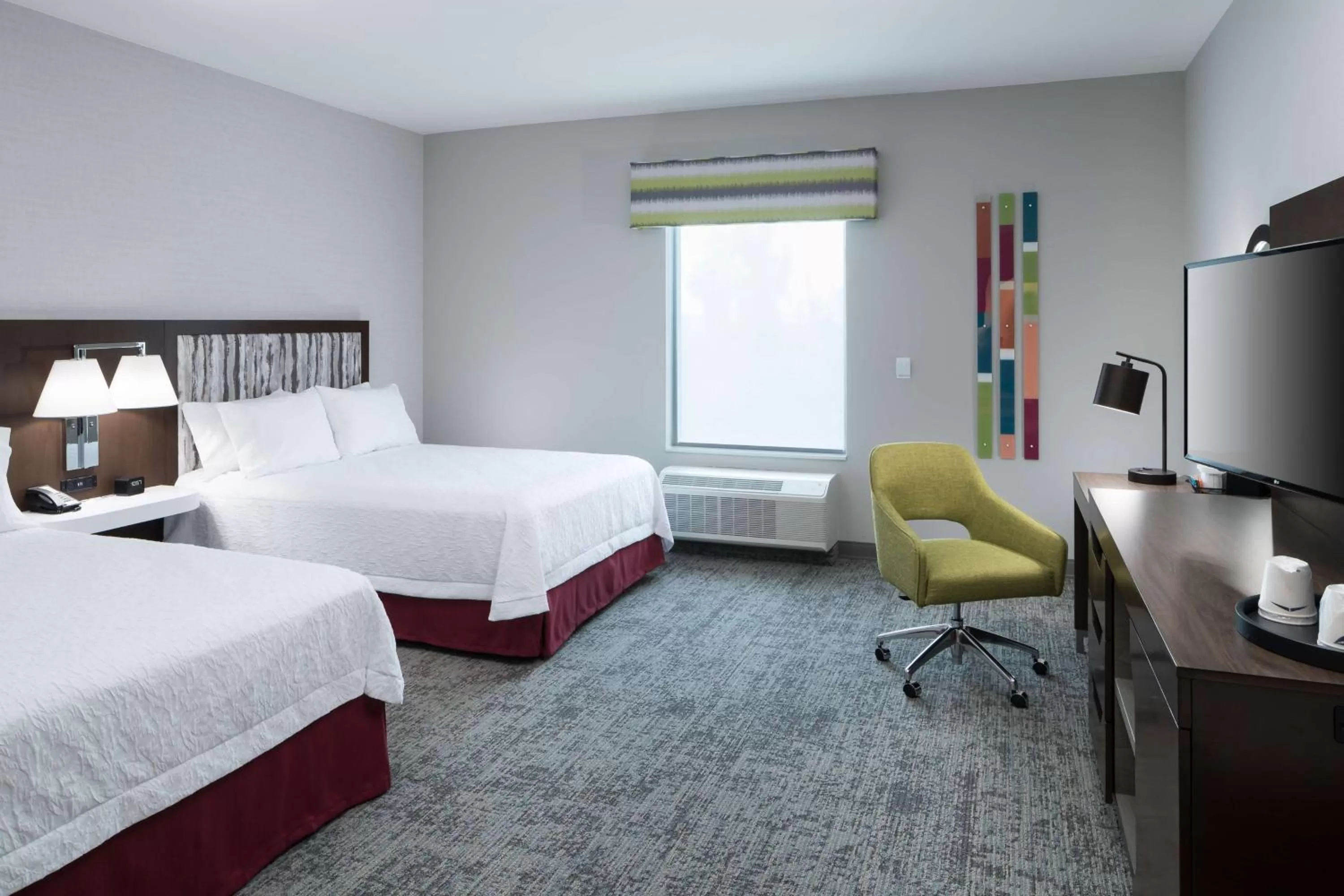 Queen Room with Two Queen Beds - Mobility Access/Non-Smoking in Hampton Inn & Suites Cape Canaveral Cruise Port, Fl