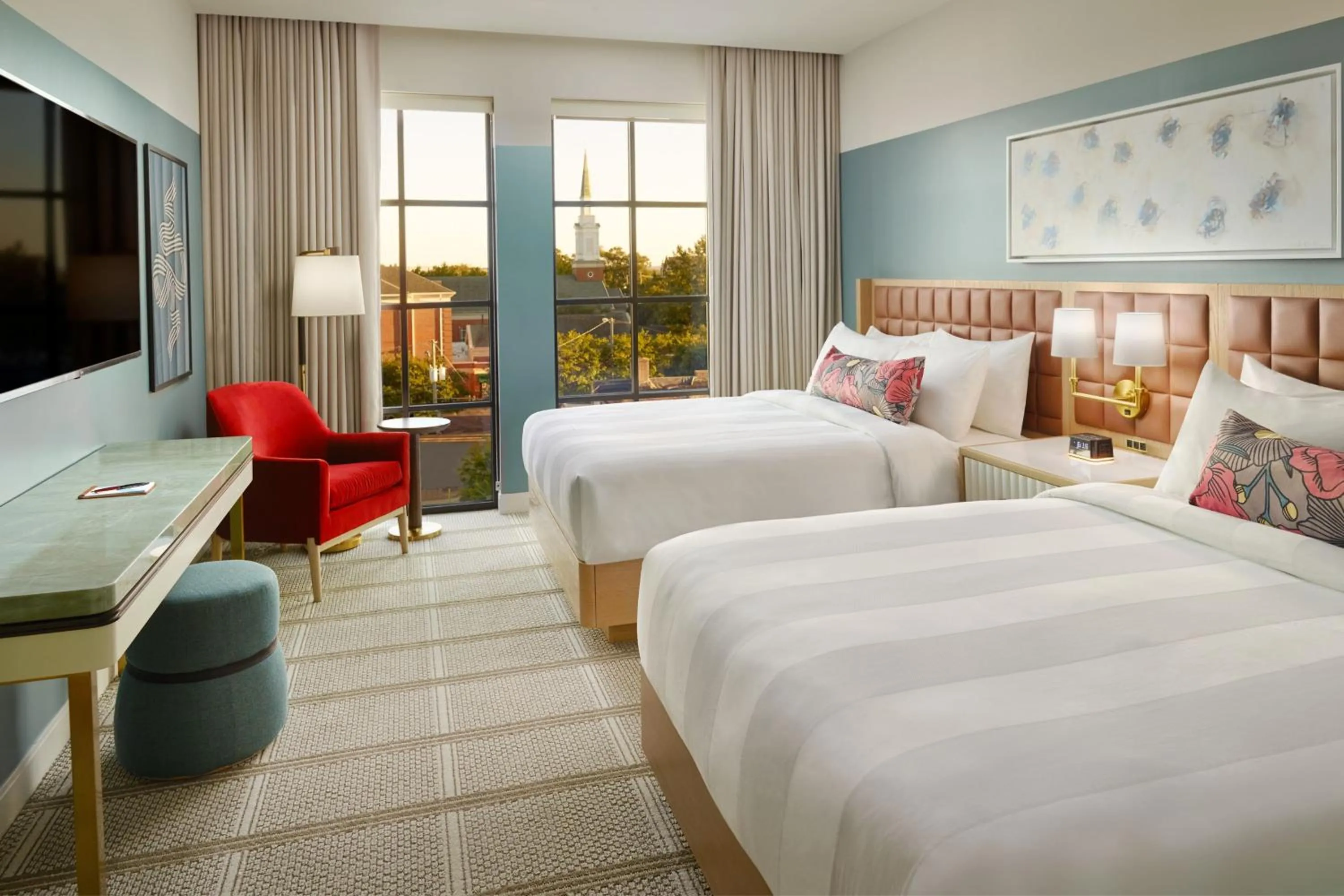 Standard Queen Room with Two Queen Beds - Hearing Accessible in The Alamite, Tuscaloosa, a Tribute Portfolio Hotel