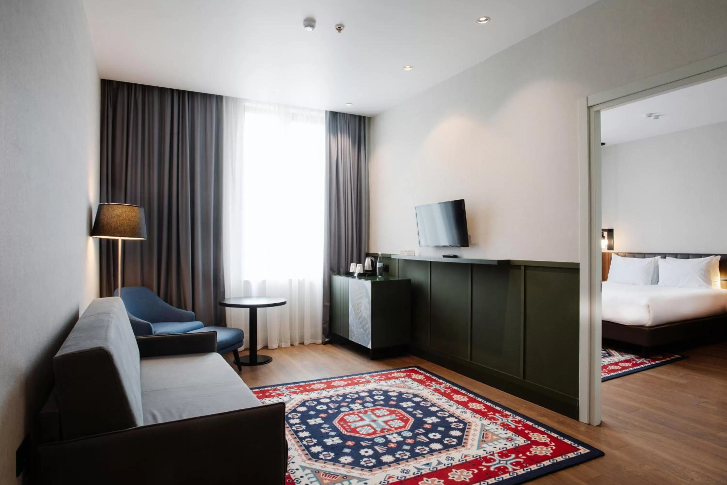 One-Bedroom Suite with Sofa Bed and Balcony in Holiday Inn Telavi by IHG