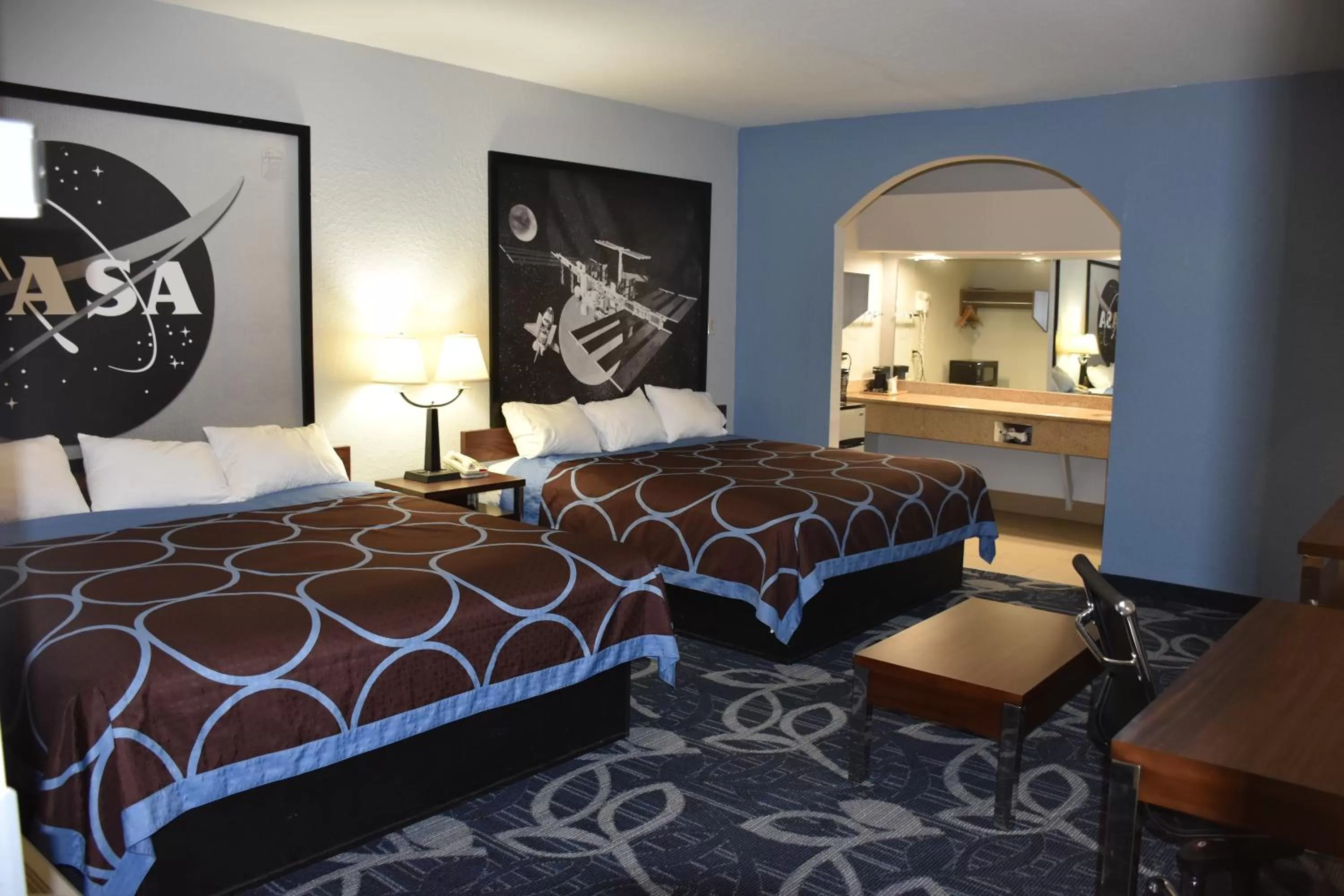 Double Room with Two Double Beds - Smoking in Super 8 by Wyndham Houston Hobby Airport South