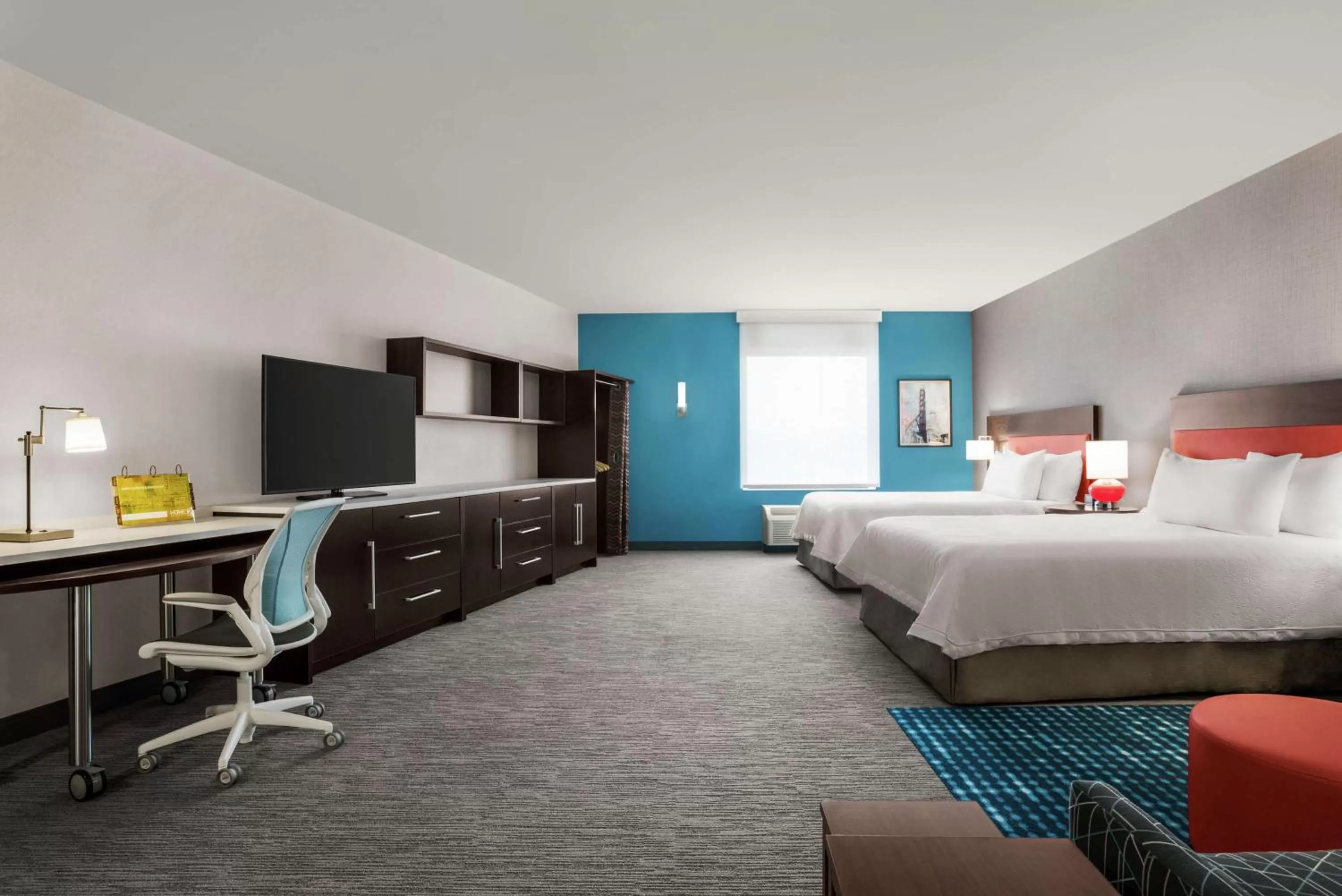 Studio Suite with Two Queen Beds - Hearing Access/Non-Smoking in Home2 Suites By Hilton Madison Central Alliant Energy Center