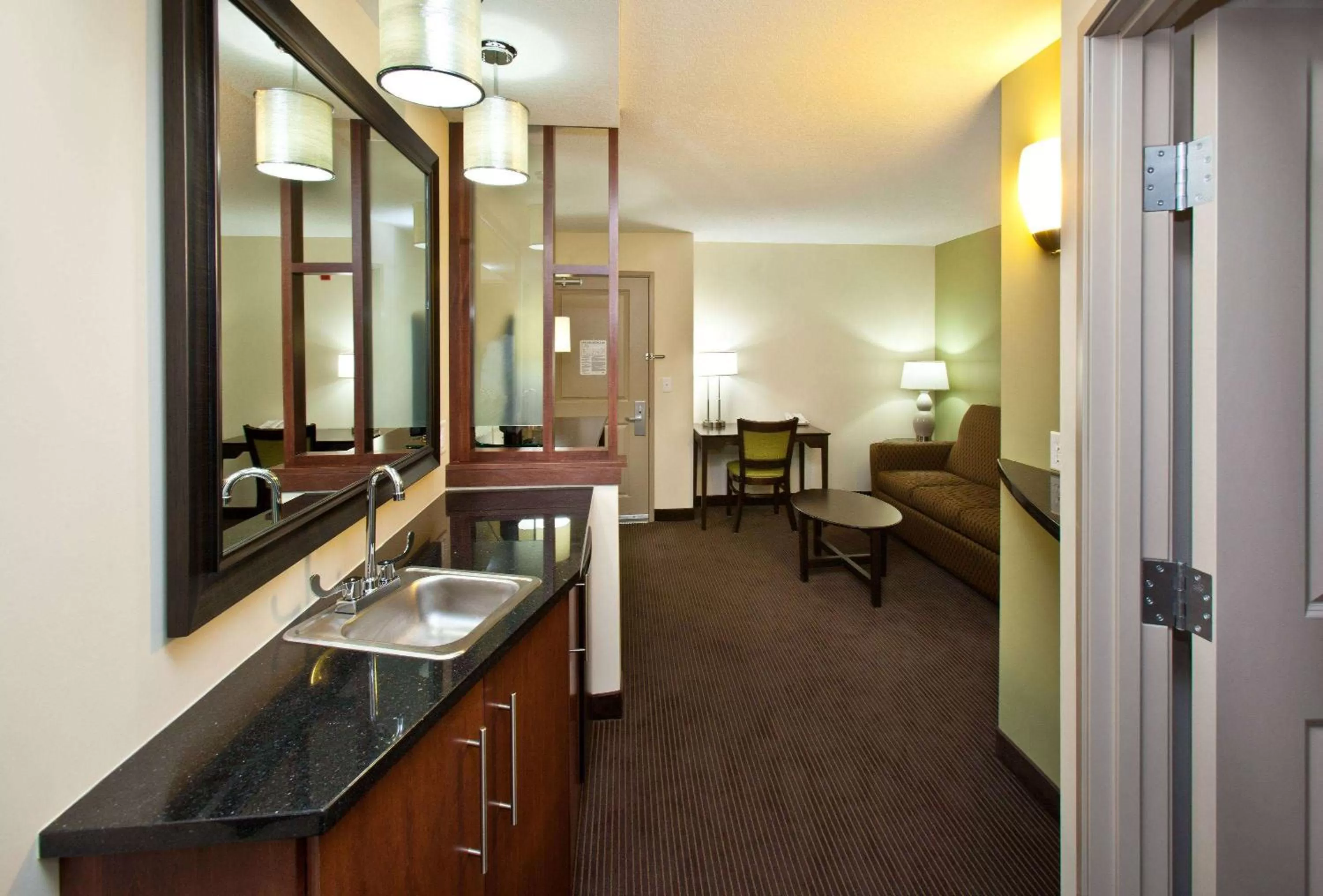 One Bedroom King Suite - Non Smoking  in AmericInn by Wyndham Fairfield