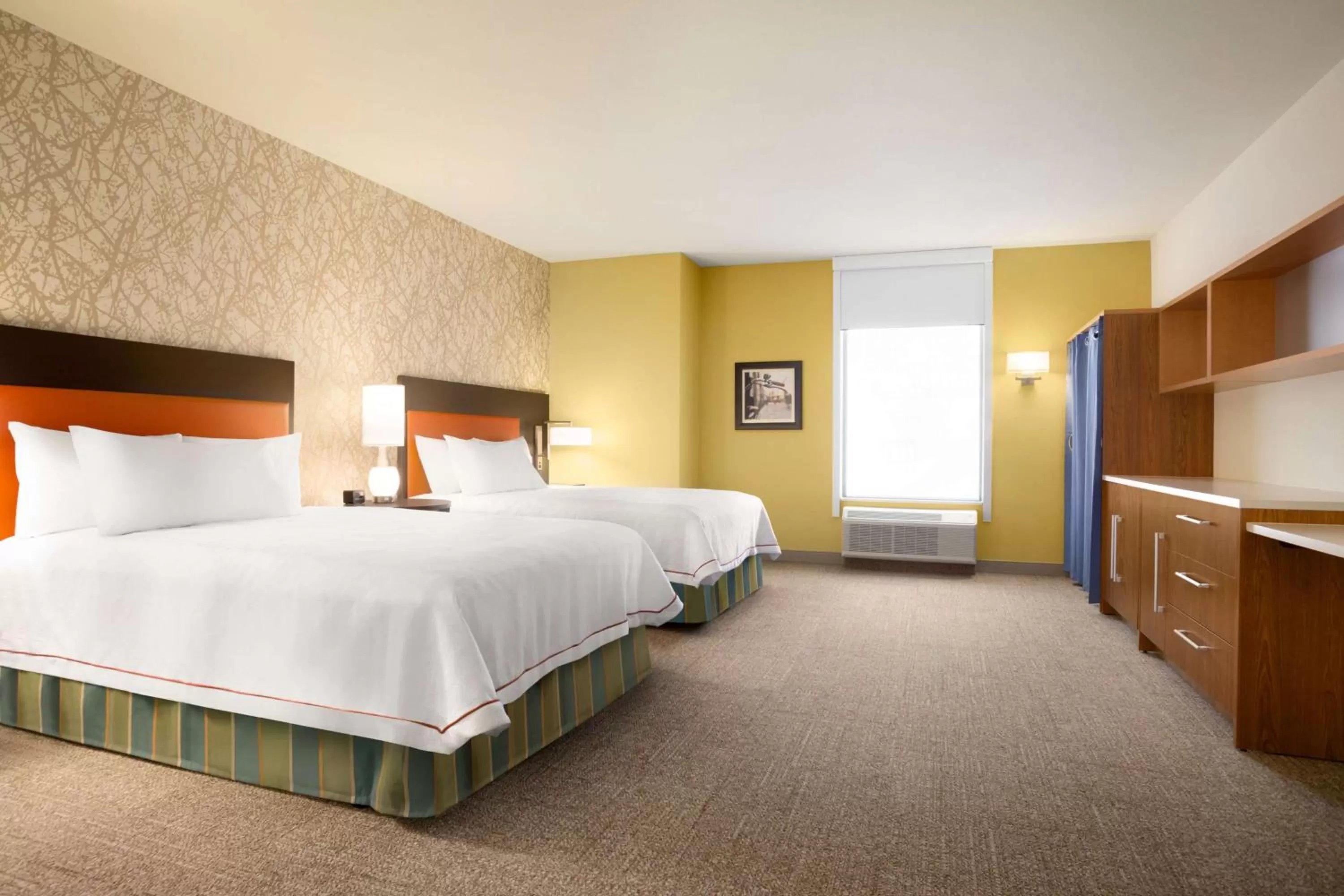 Studio Suite with Two Queen Beds - Hearing Access/Non-Smoking in Home2 Suites By Hilton Birmingham Downtown
