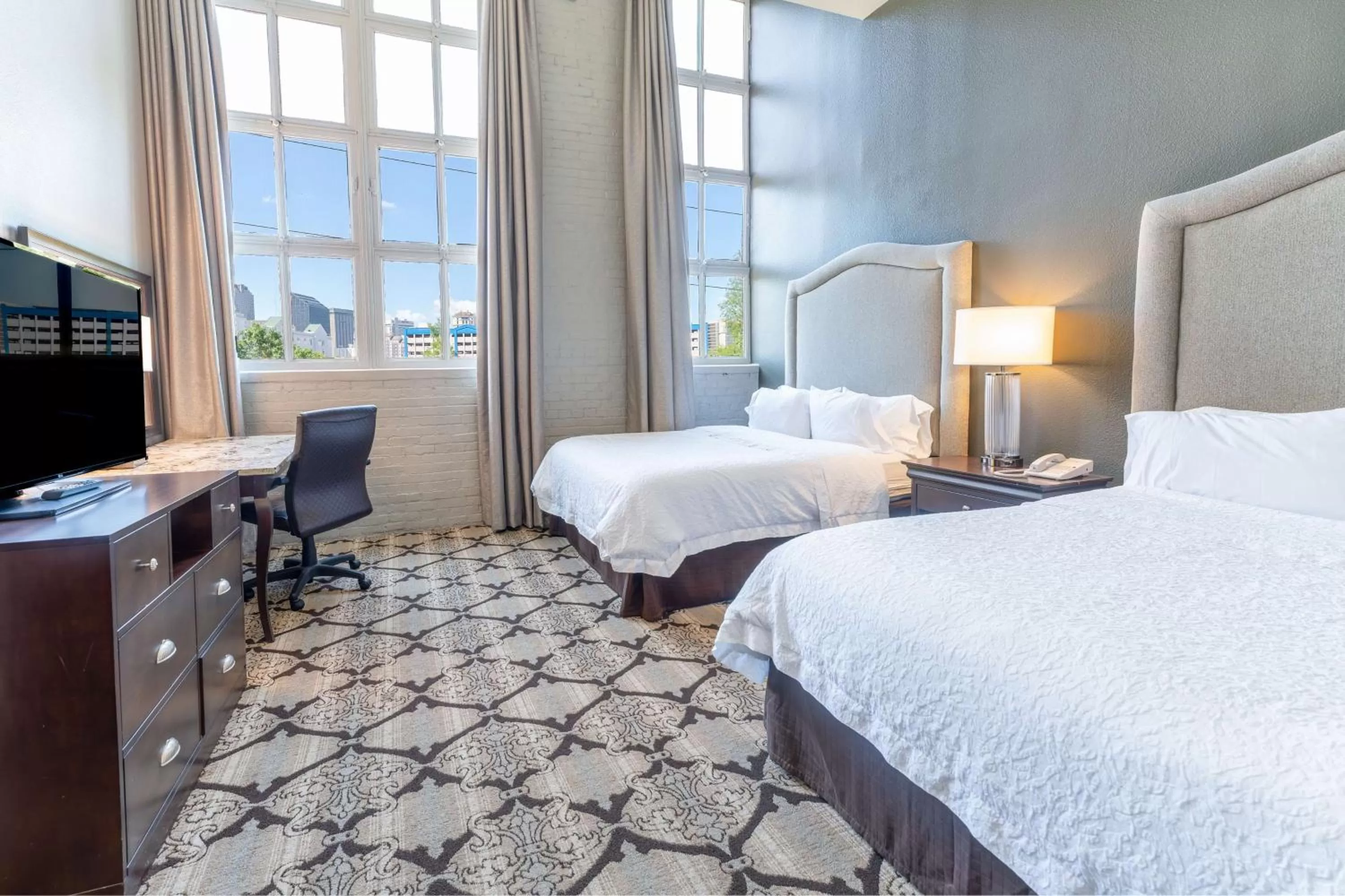 Double Suite with Two Double Beds in Hampton Inn and Suites New Orleans Convention Center