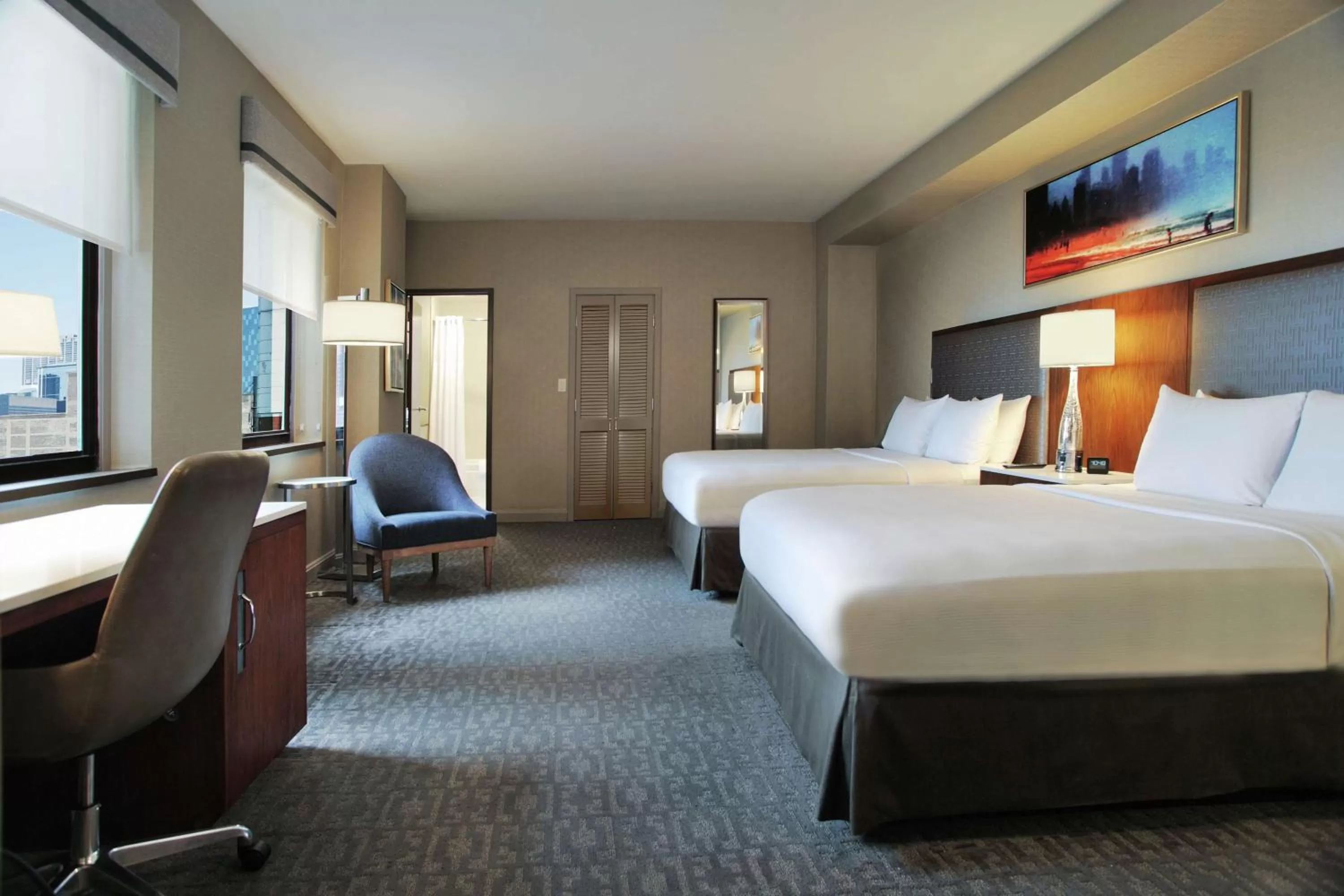 Queen Room with Two Queen Beds in Hilton Chicago