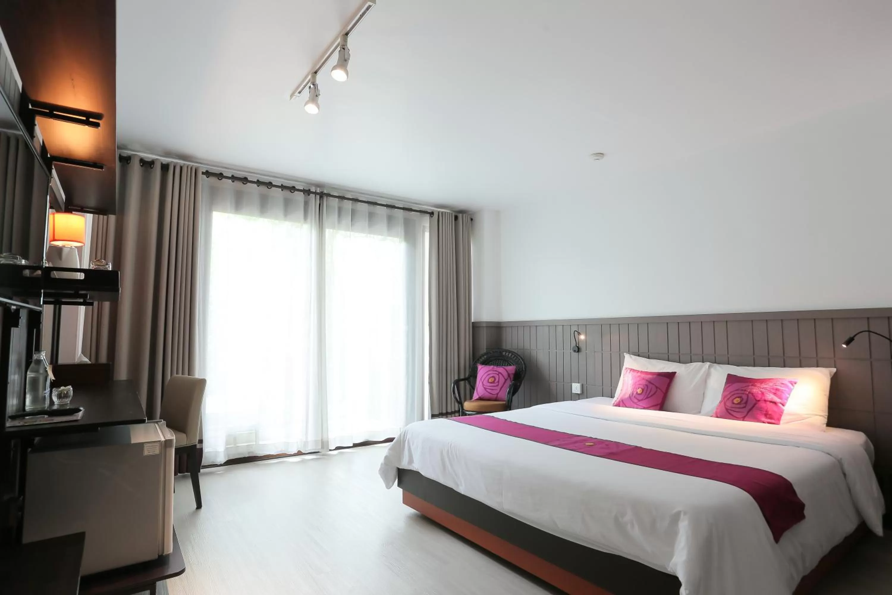 Deluxe King Room with Balcony in The Mantrini Chiang Rai
