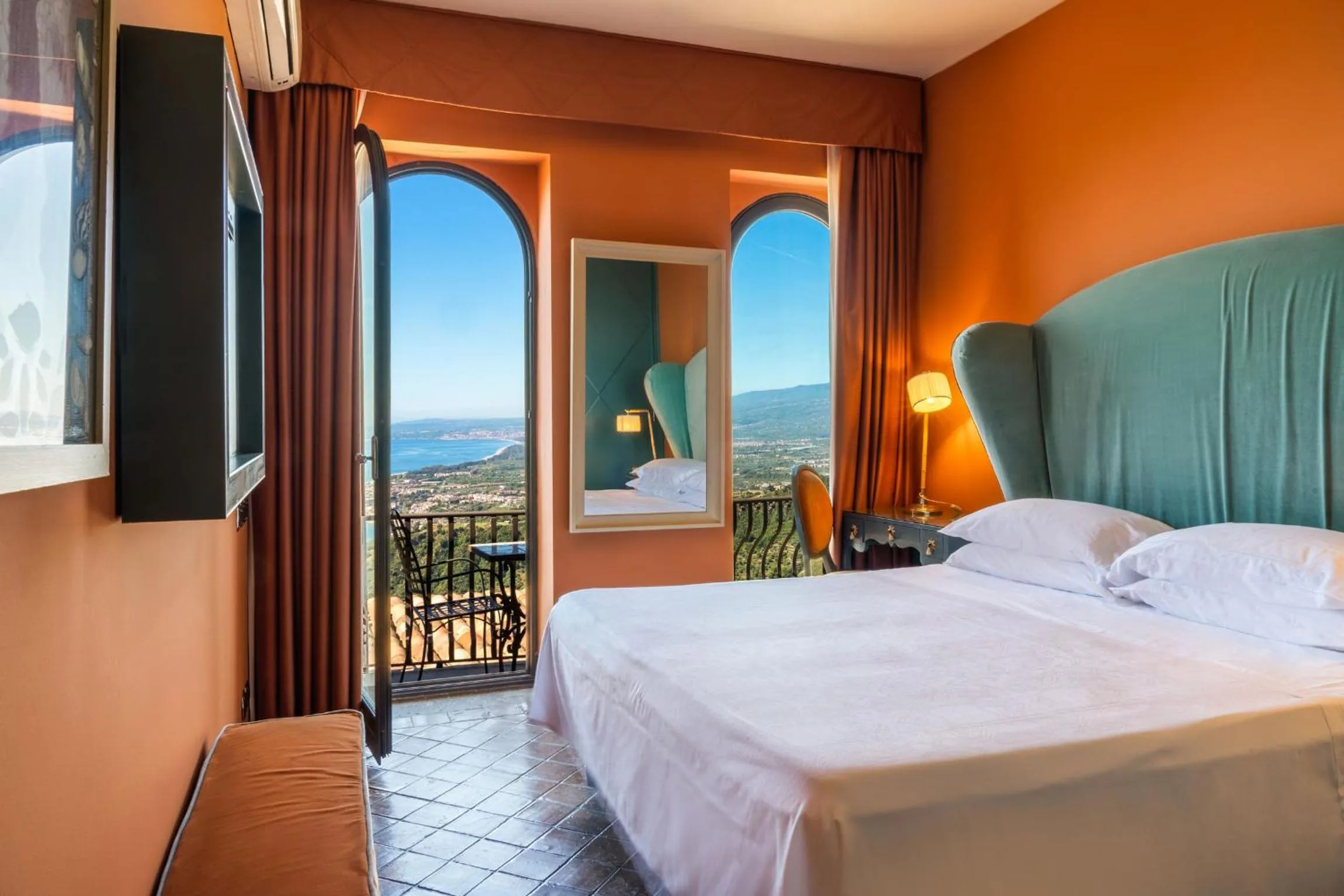 Superior Double Room with Sea View in Hotel Villa Ducale