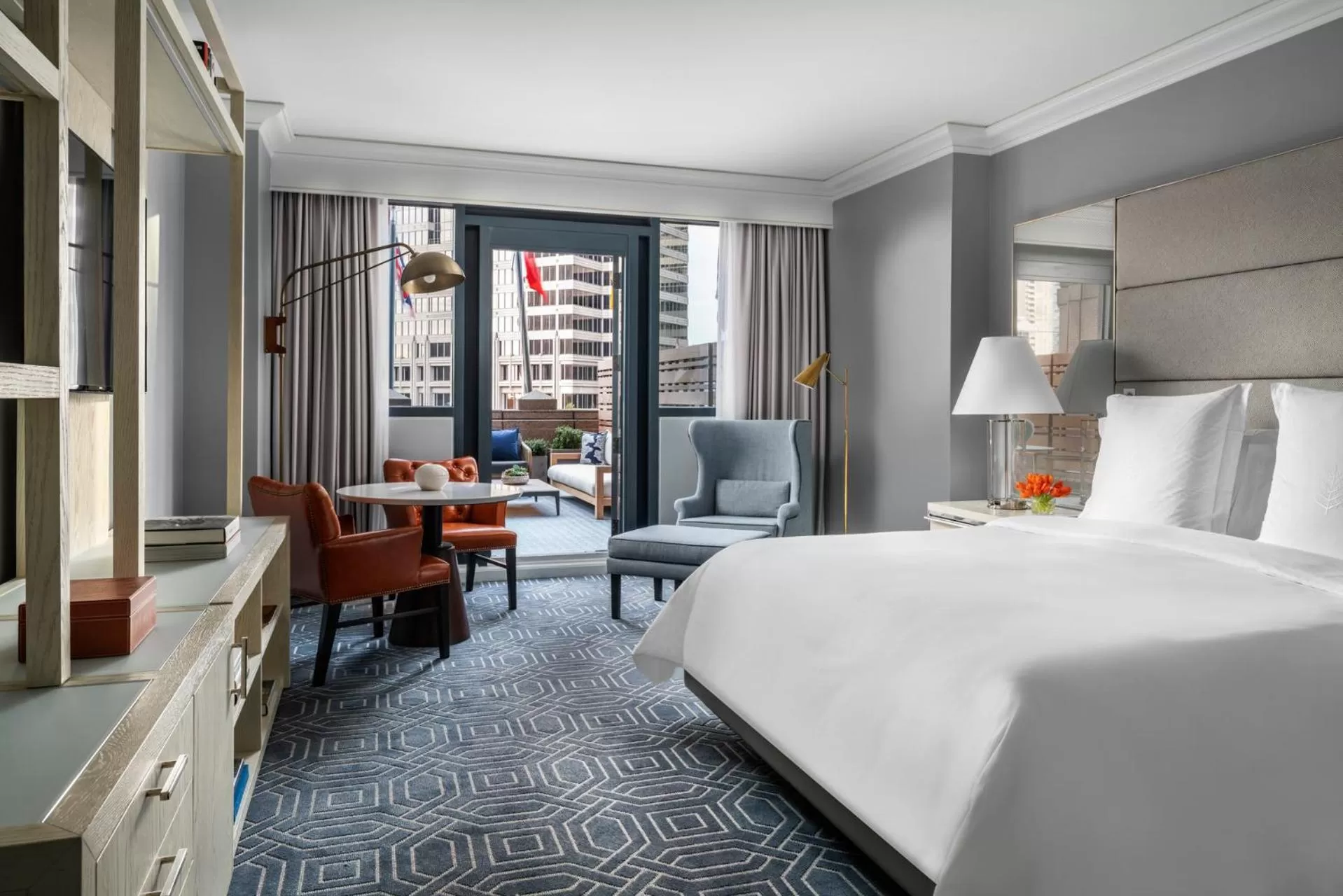 King Suite with Terrace in Four Seasons Hotel Atlanta