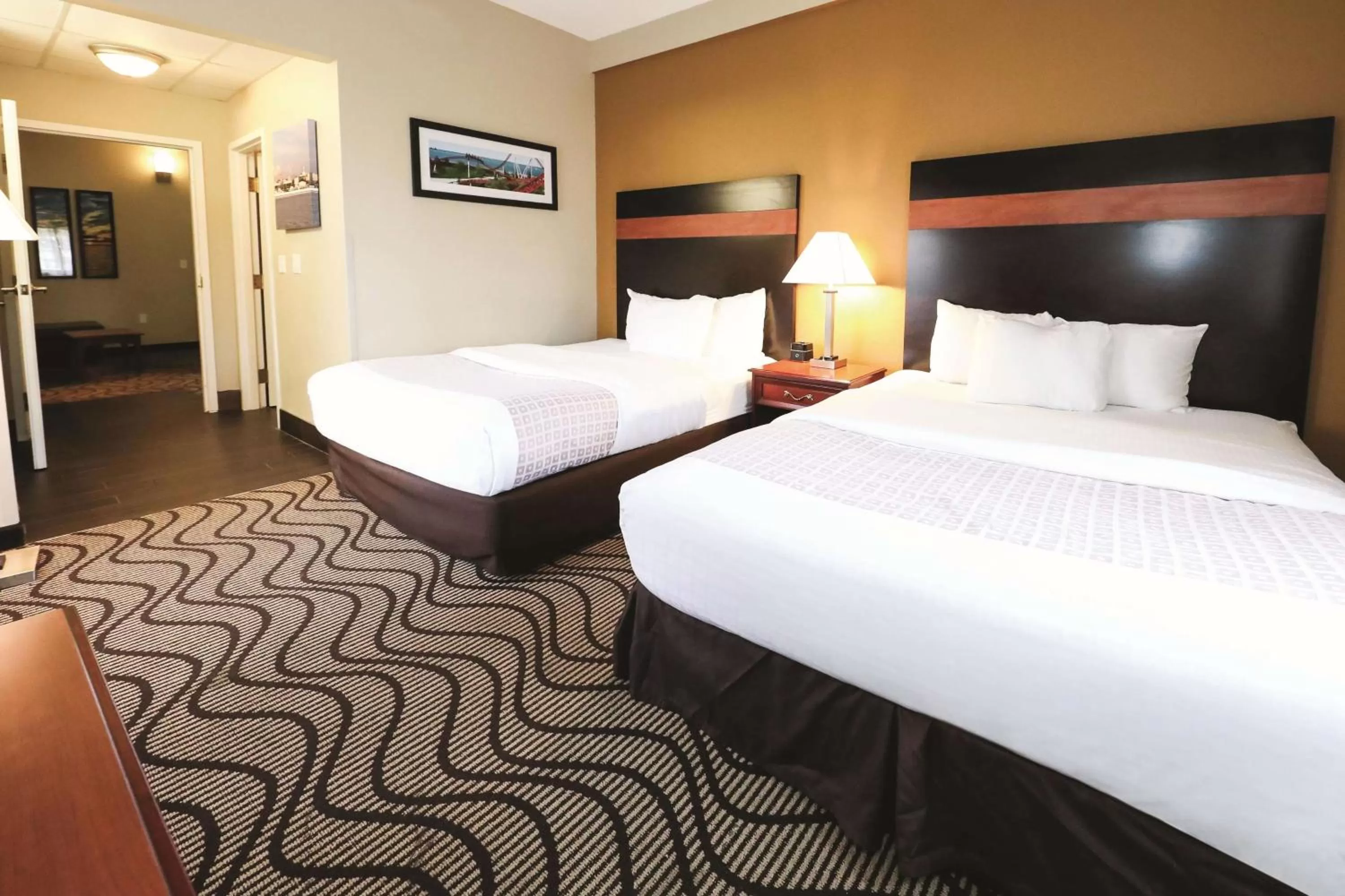 One-Bedroom Deluxe Suite with Two Queen Beds - Non-Smoking in La Quinta Inn by Wyndham Sandusky near Cedar Point