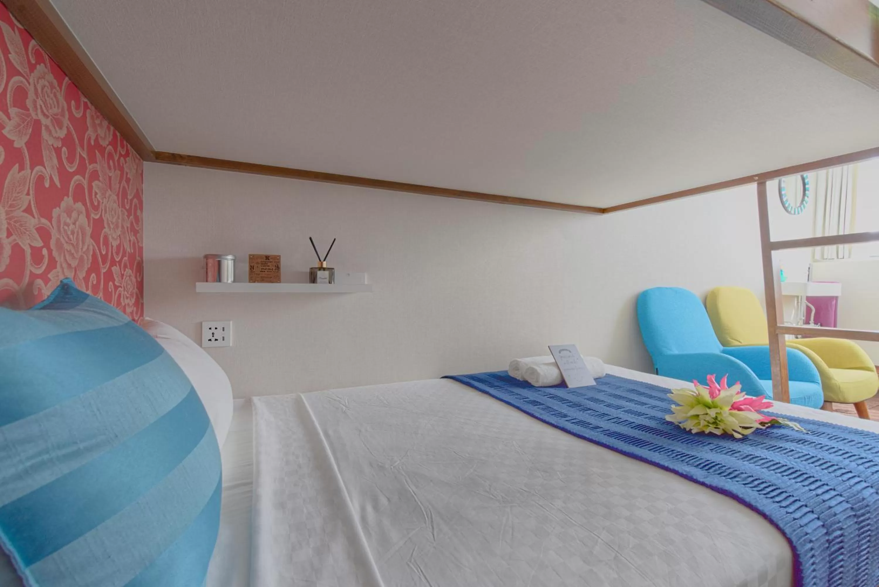 Twin Room (Two 47 in Beds) - single occupancy - Non-Smoking in Feel Osaka Yu