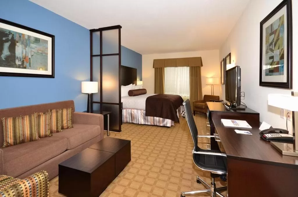 King Room with Sofa Bed and Bath Tub - Disability Access/Non-Smoking in Best Western Plus Lytle Inn and Suites