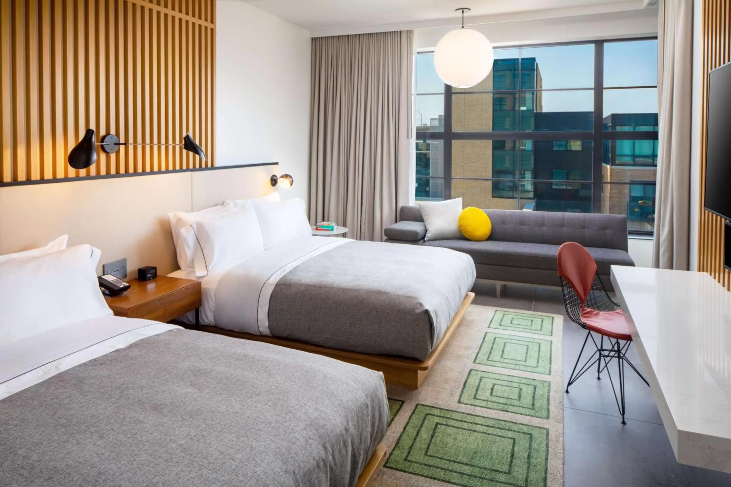 Queen Room with Two Queen Beds - Hearing Access in Canopy By Hilton Grand Rapids Downtown