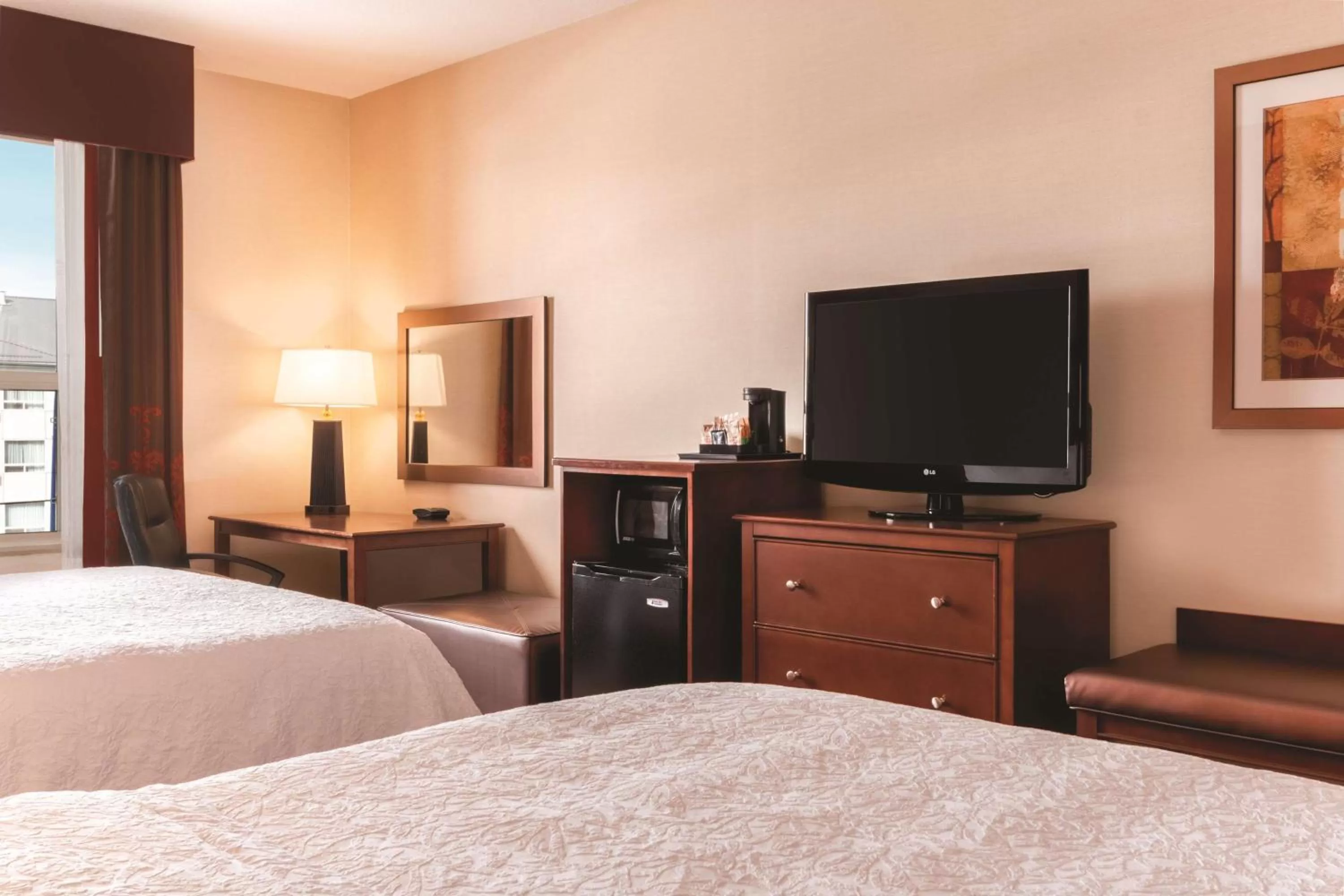 Room with Two Queen Beds - Non-Smoking in Hampton Inn by Hilton Edmonton South