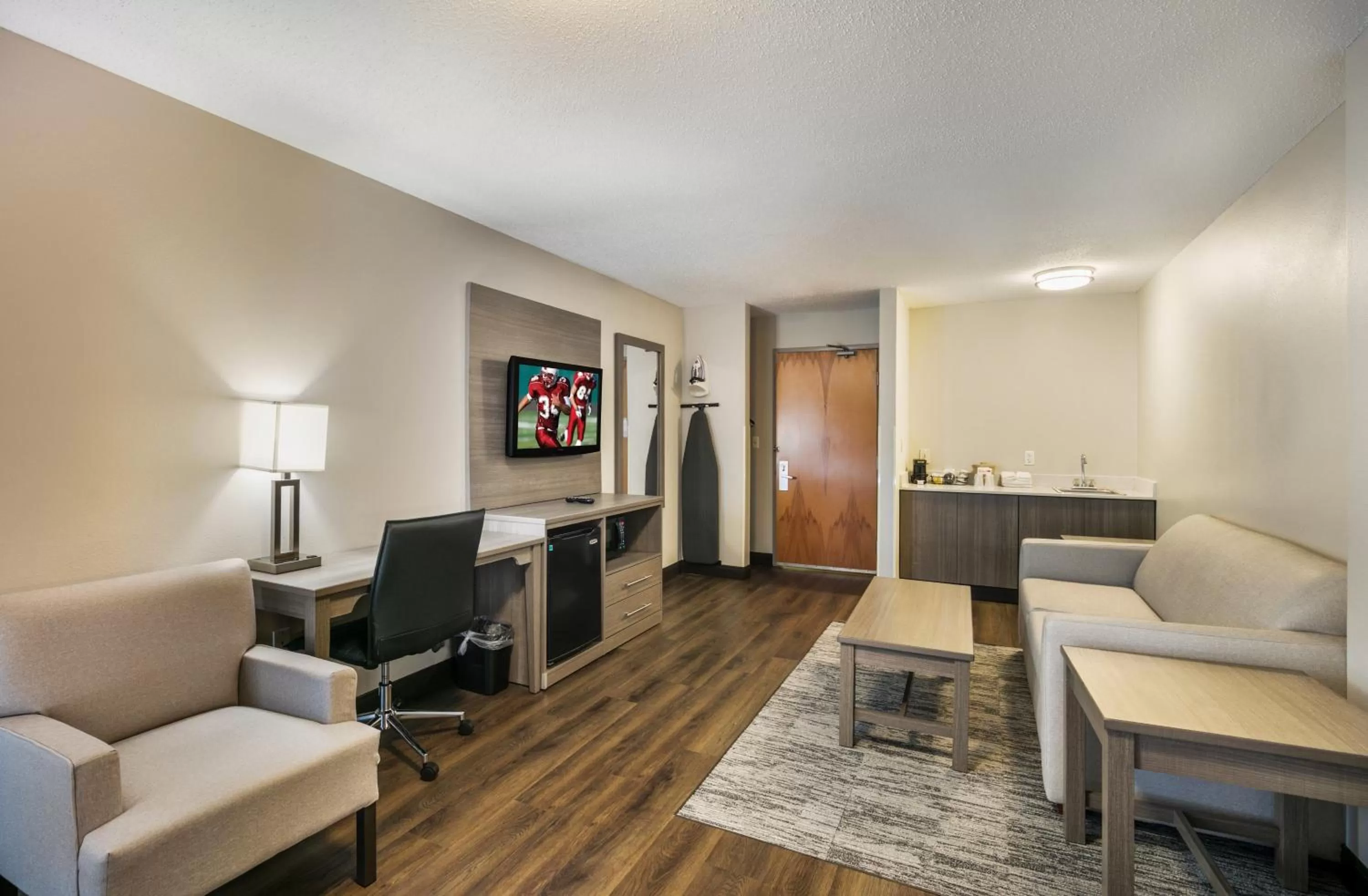 Suite King Room with Sofa Bed Disability Access Smoke Free in Red Roof Inn PLUS+ Boston - Logan