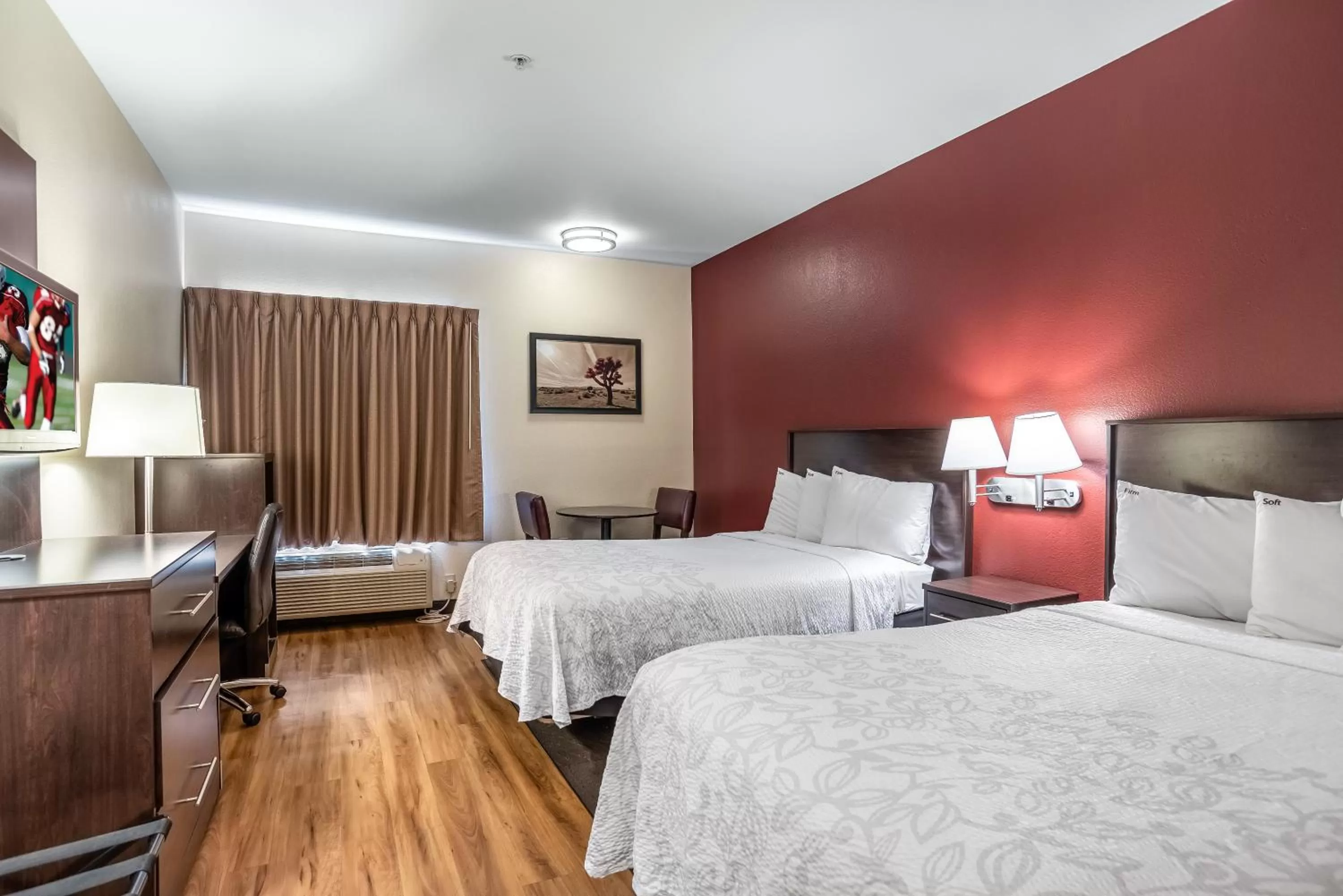  Suite with Two Double Beds Smoke Free in Red Roof Inn PLUS Raleigh Downtown NCSU Conv Center
