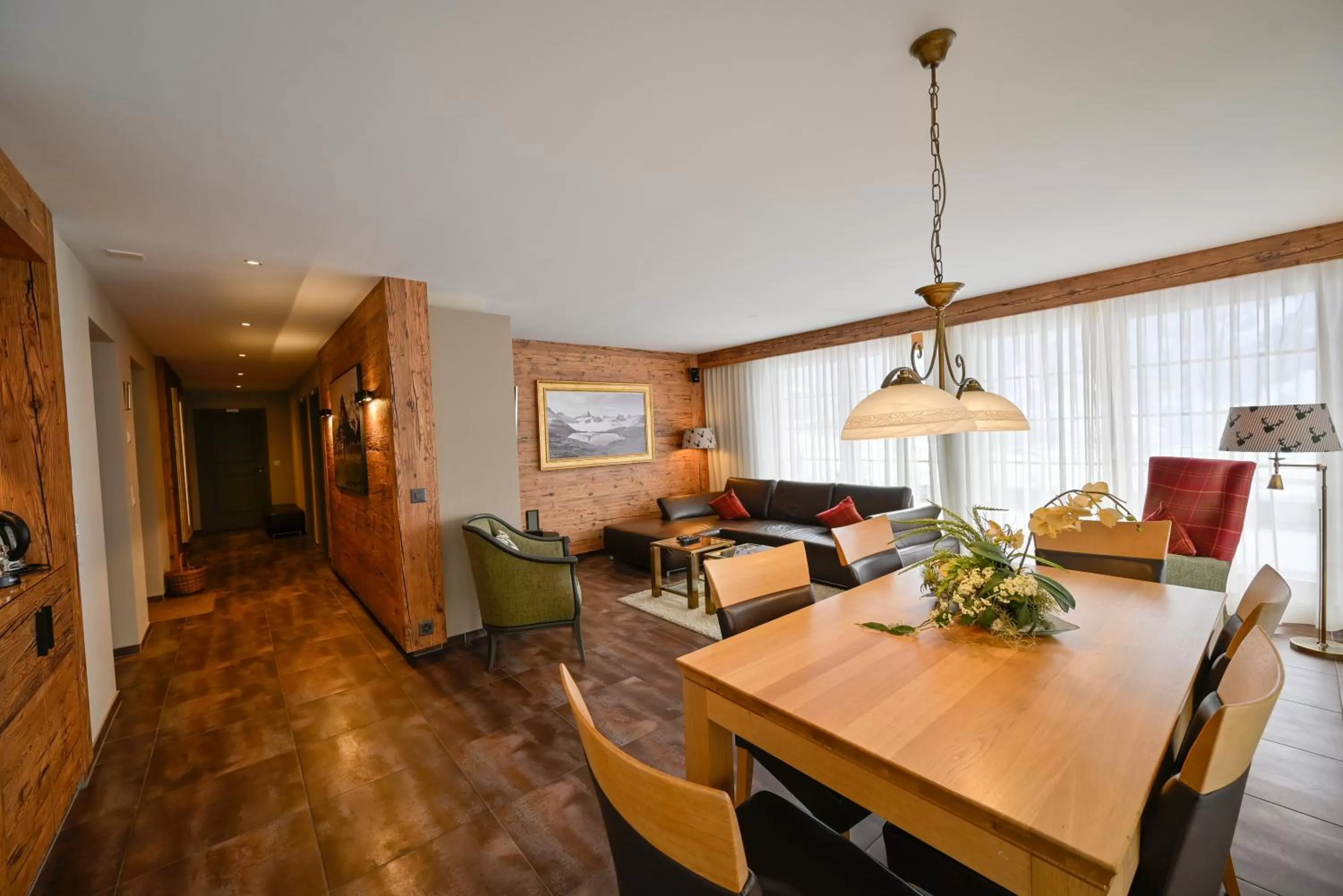 Superior Three-Bedroom Suite with Eiger view in Romantik Hotel Schweizerhof