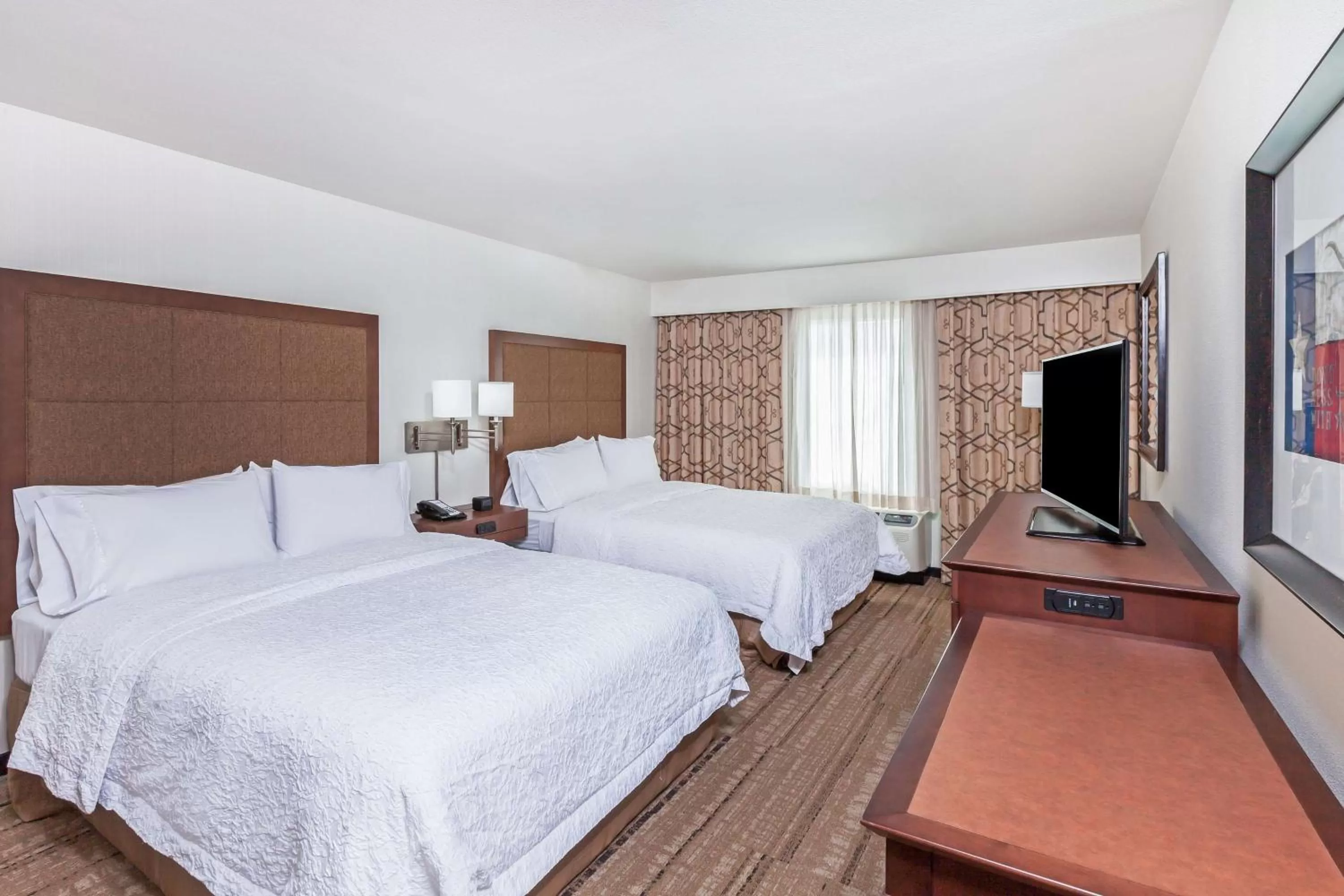 Standard Queen Room with Two Queen Beds - Disability Access/Non-Smoking in Hampton Inn & Suites Houston I-10 West Park Row, Tx
