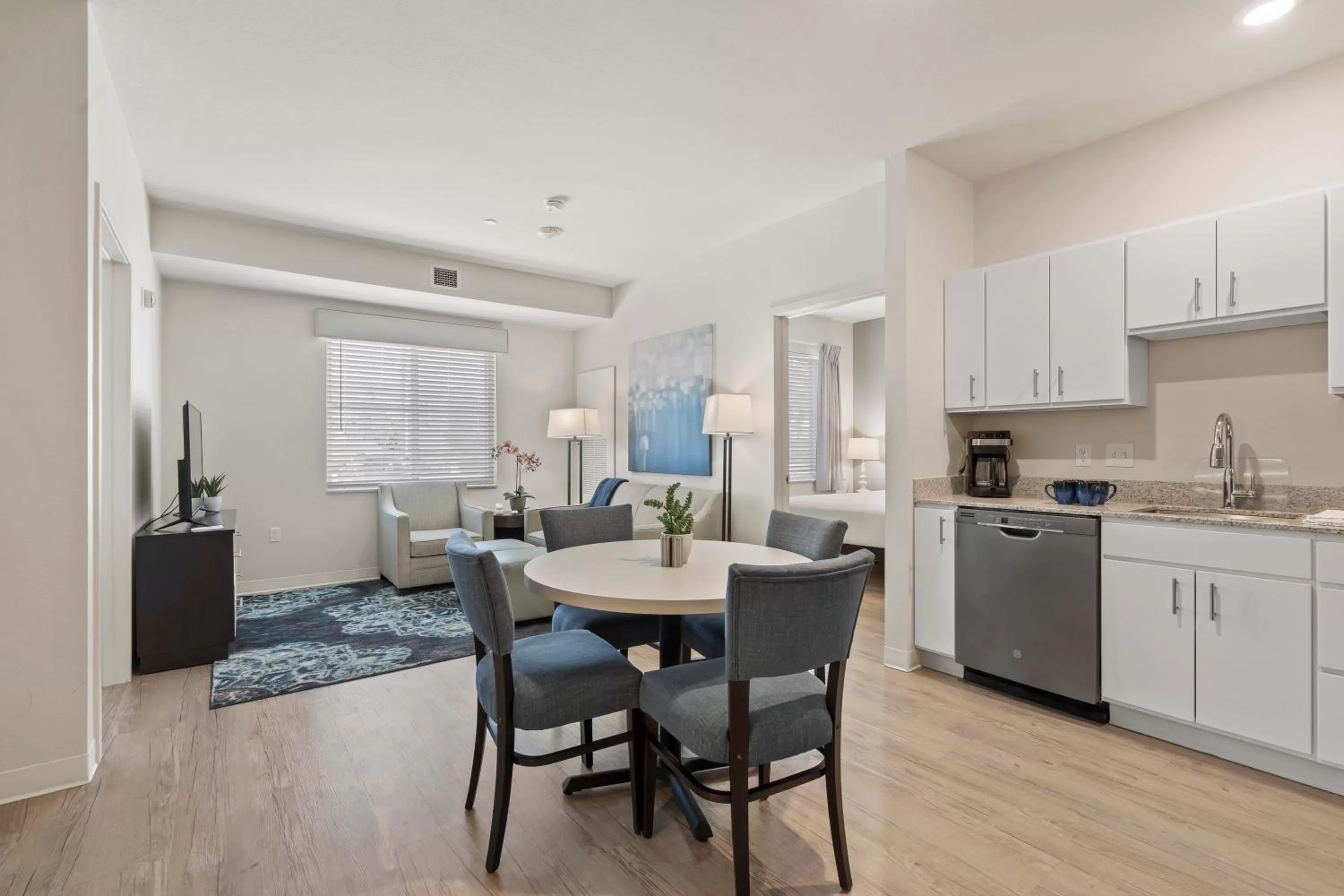 Two Bedroom Suite w/Fully Equipped Kitchen in WaterWalk Extended Stay by Wyndham Kansas City - Overland Pk