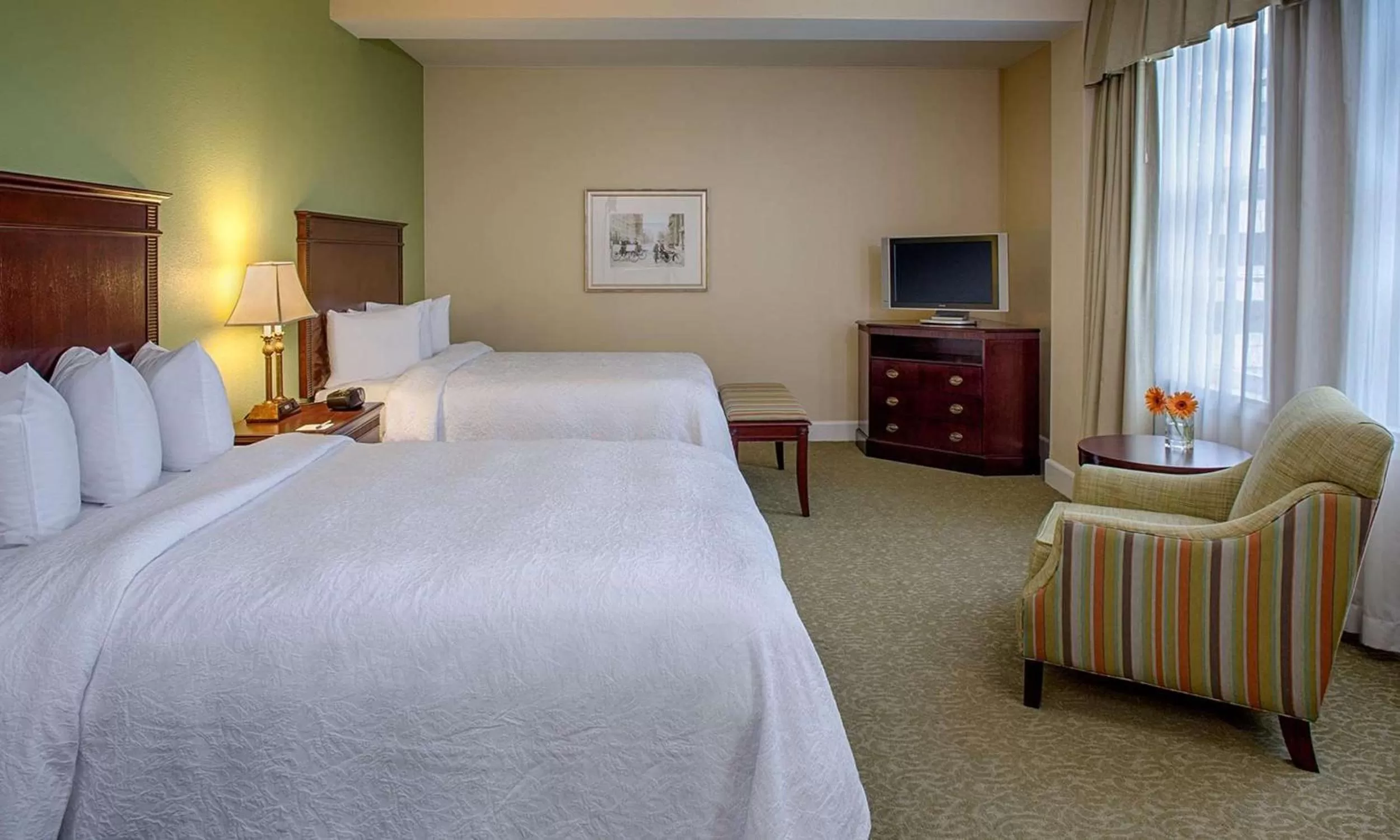 Room with Two Queen Beds - Non-Smoking in Hampton Inn & Suites Birmingham-Downtown-Tutwiler
