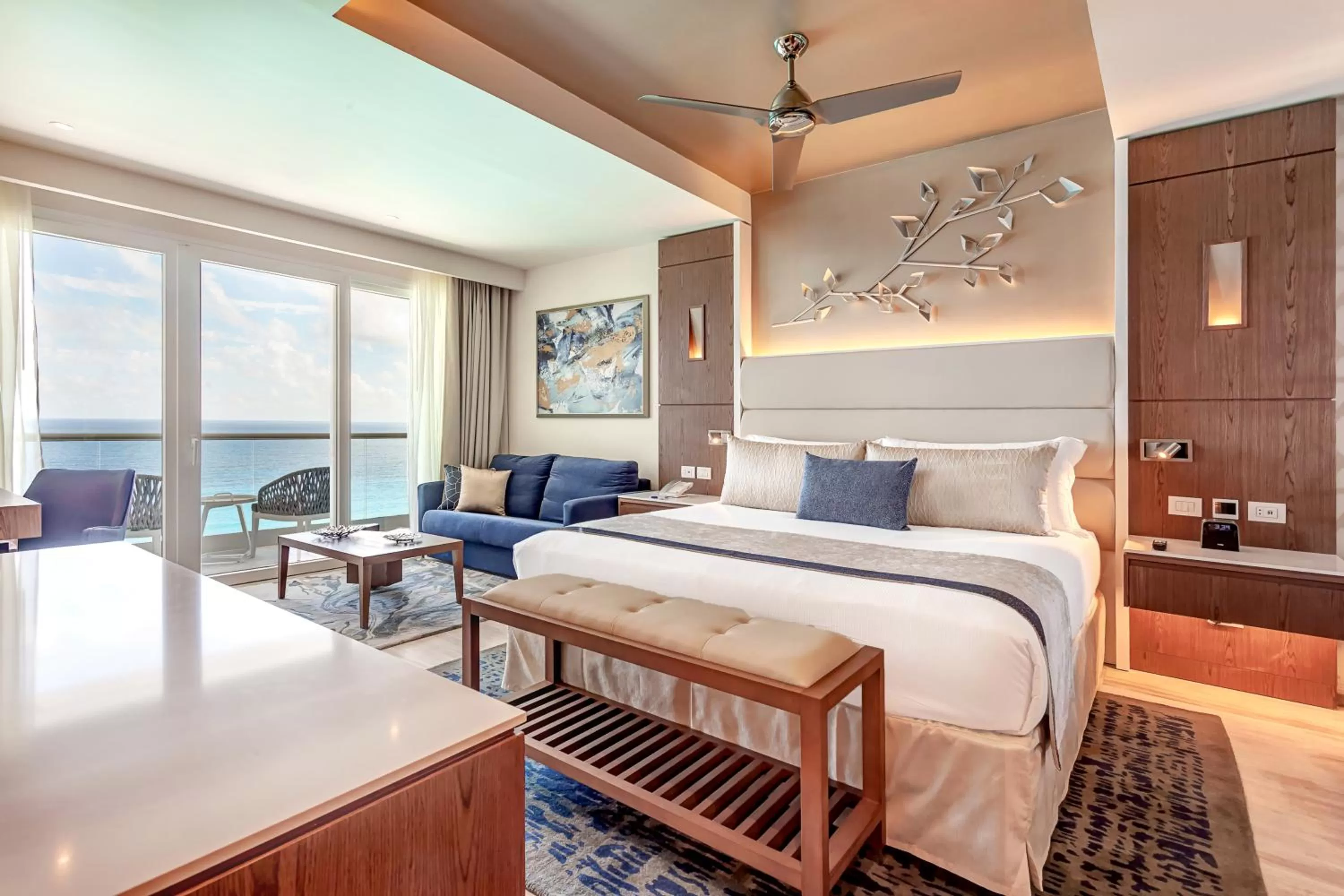 Luxury Chairman's Four Bedroom Suite Ocean Front Diamond Club in Royalton CHIC Cancun, An Autograph Collection All-Inclusive Resort - Adults Only
