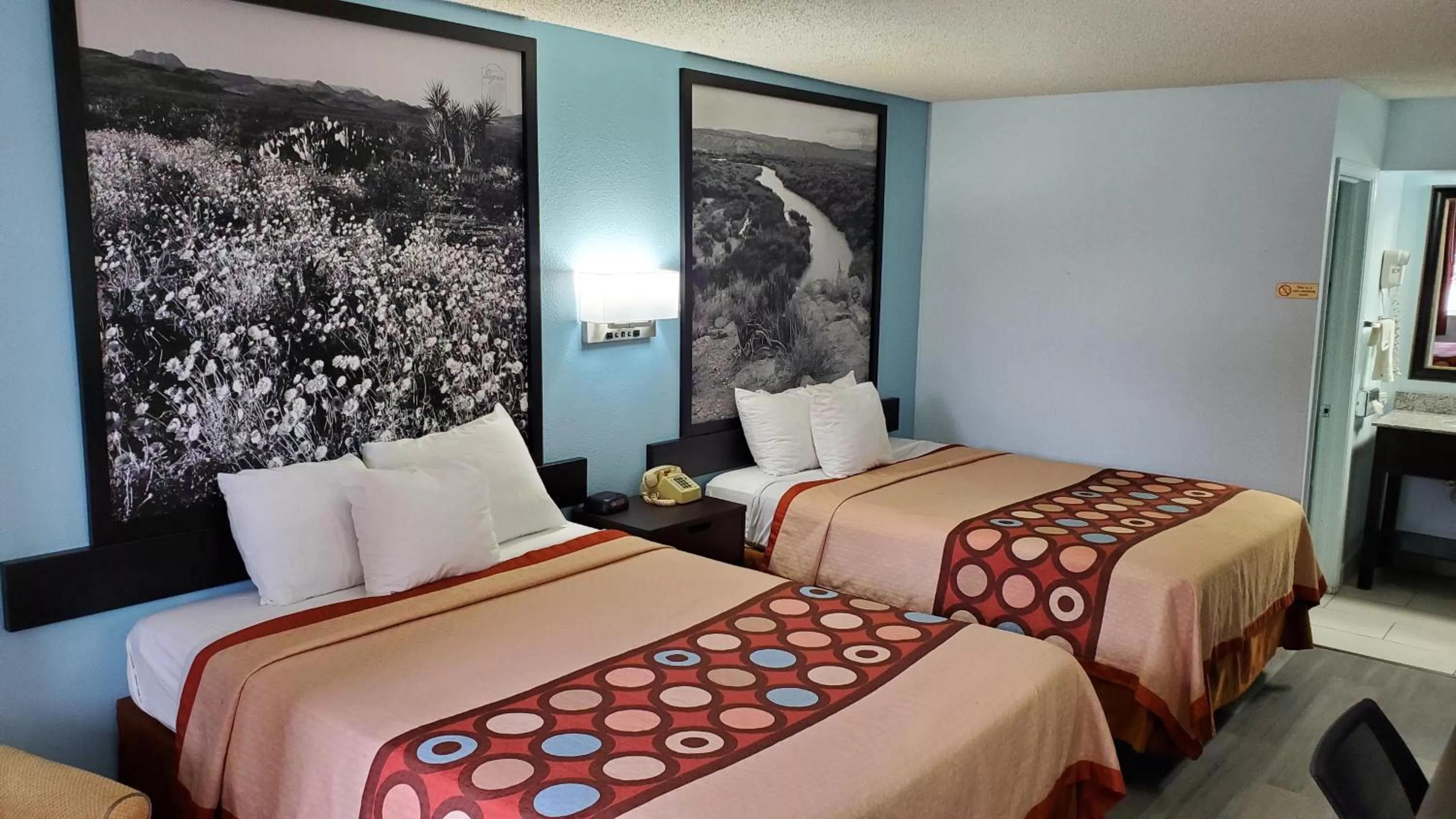 Double Room with Two Double Beds - Non-Smoking in Super 8 by Wyndham Van Horn