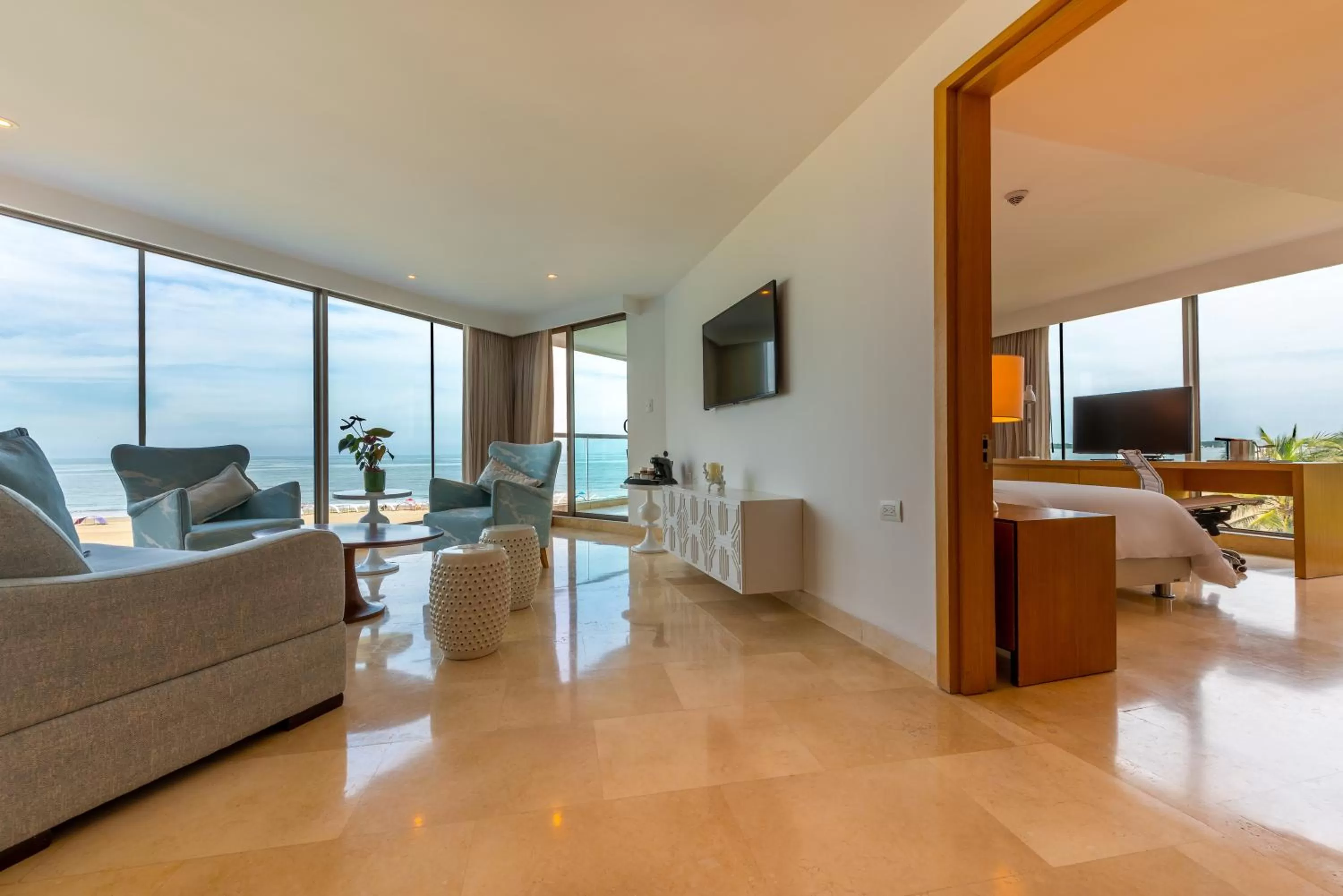 Two-Bedroom Suite with Ocean View in Radisson Cartagena Ocean Pavillion Hotel