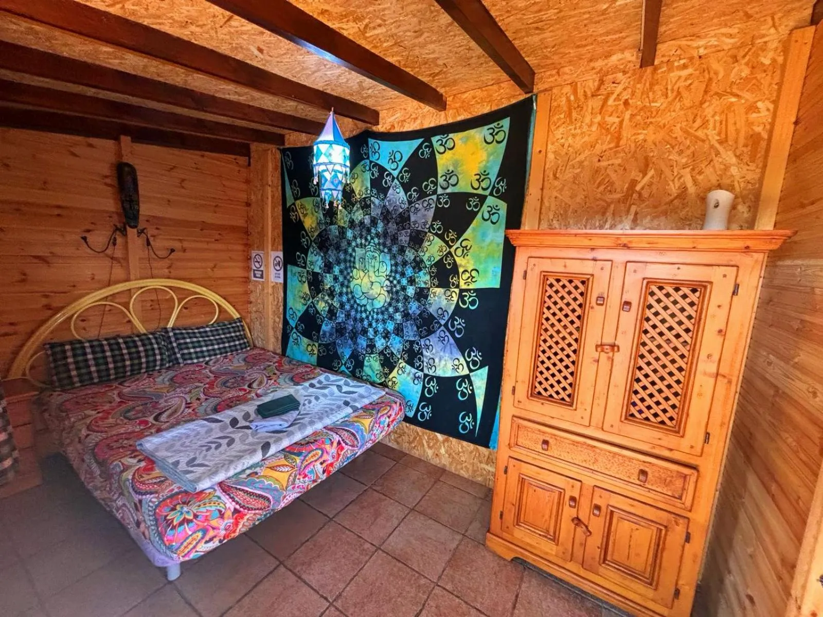 Double or Twin Room with Garden View in Hostel Los Duendes del Sur