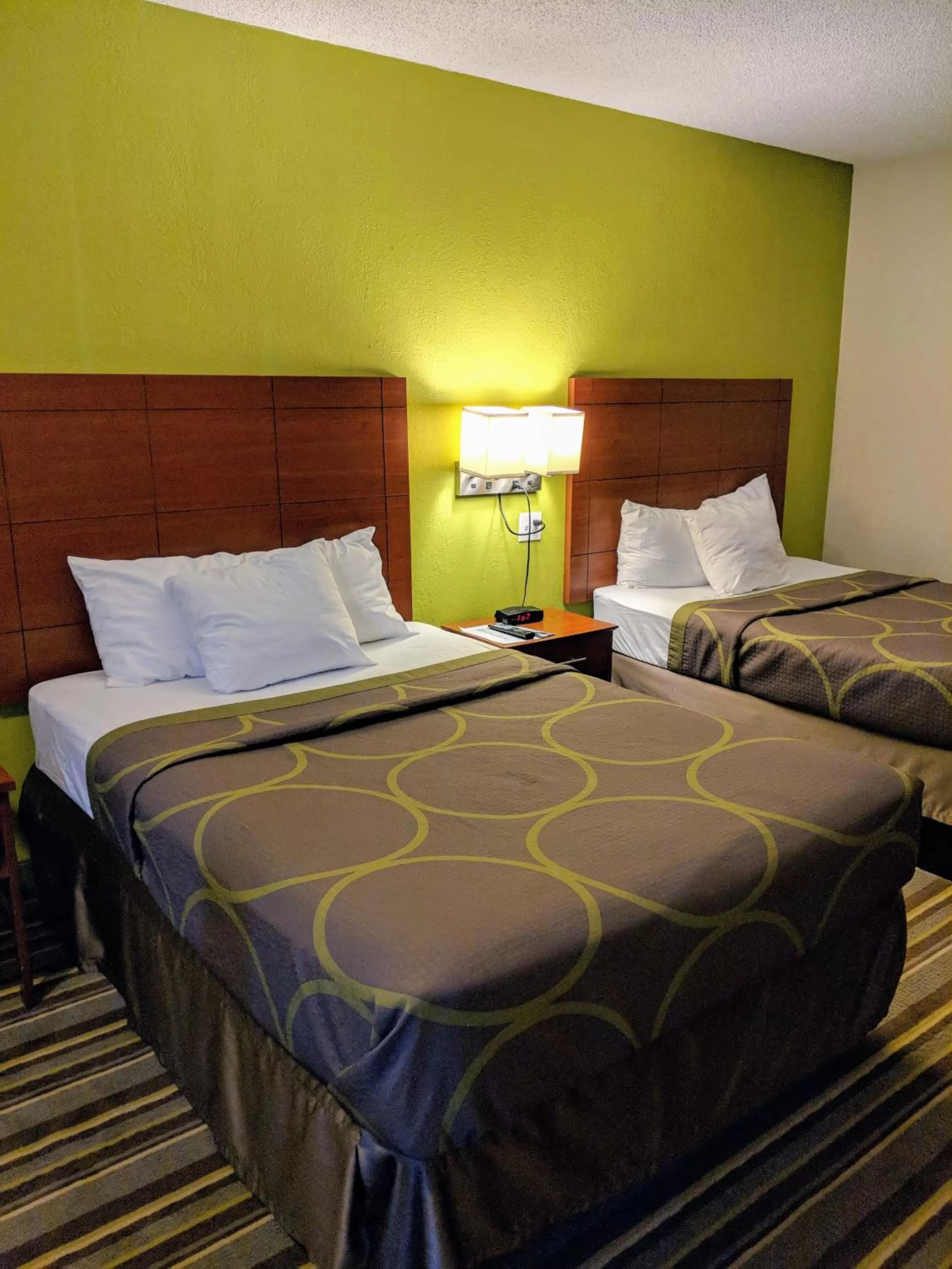 Double Room with Two Double Beds - First Floor/Smoking in Super 8 by Wyndham Lake City