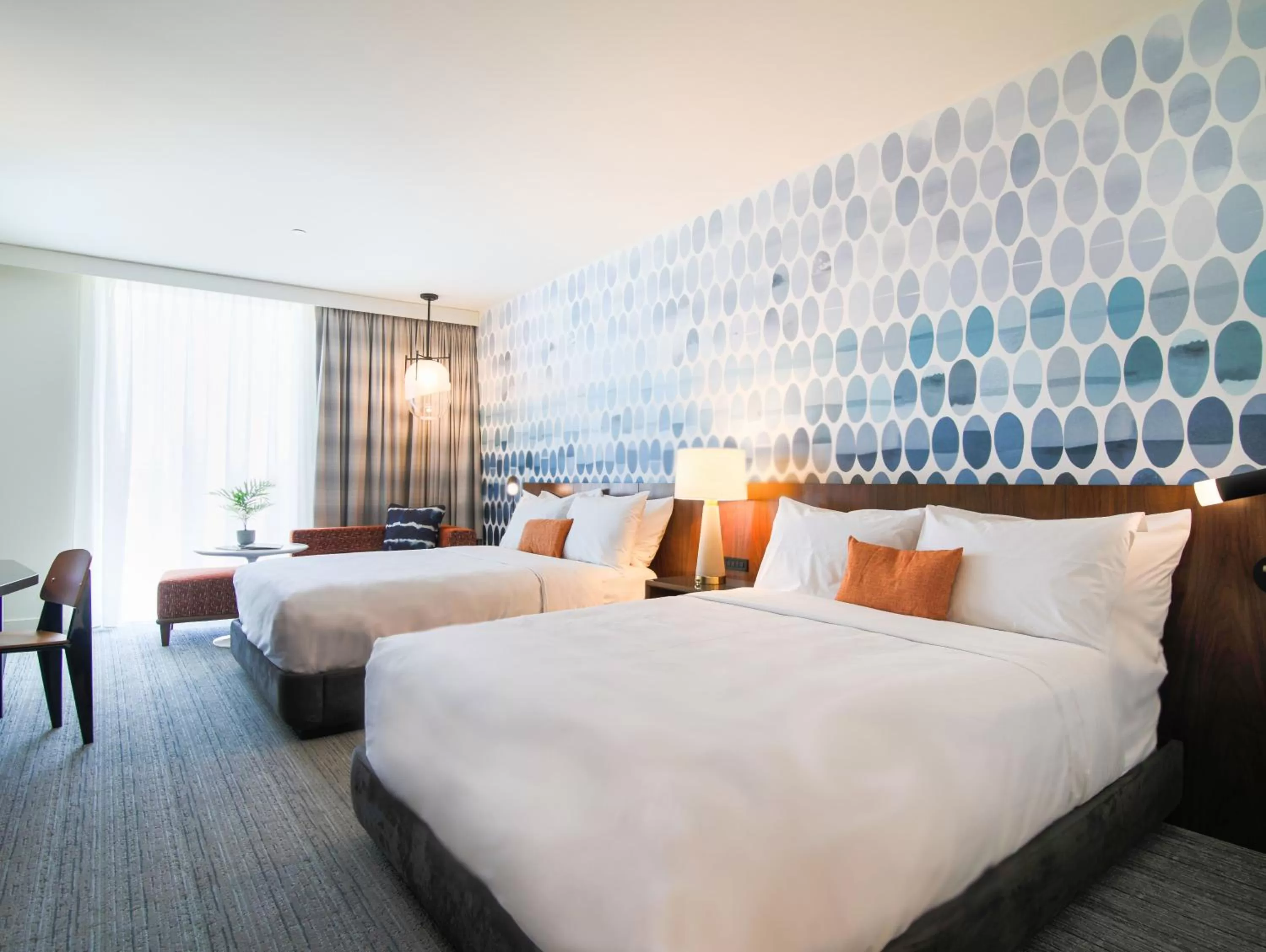 Premium Two Queen Beds Hearing Impaired in The Ameswell Hotel