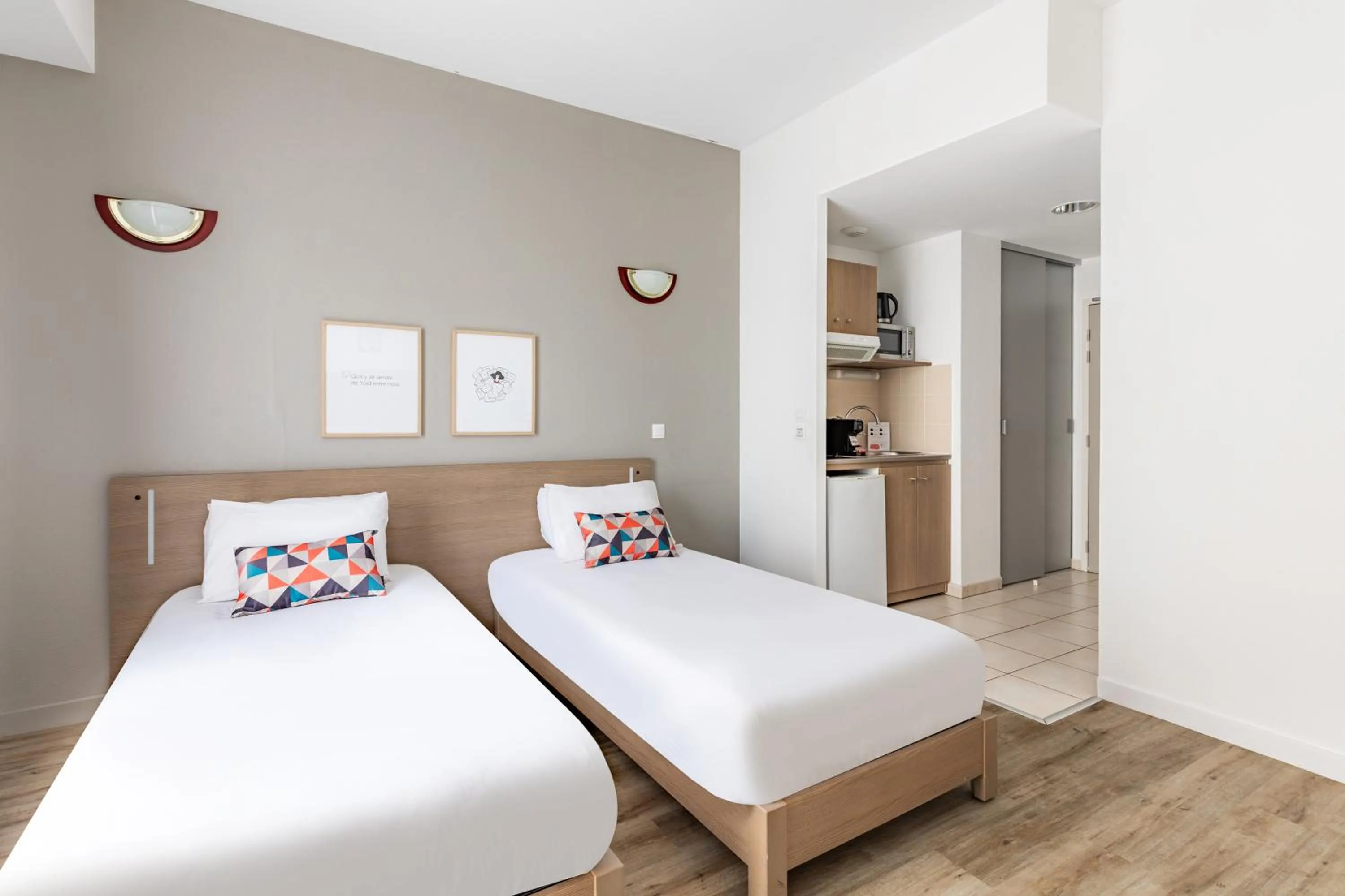 Twin Studio in Appart'City Confort Le Mans Centre