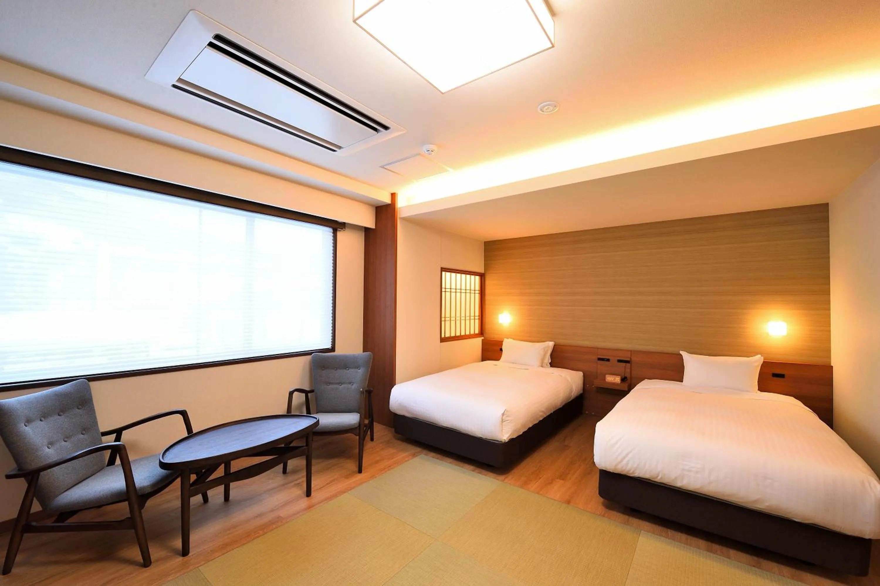 Twin Room with Tatami Area in Hotel Munin Furano