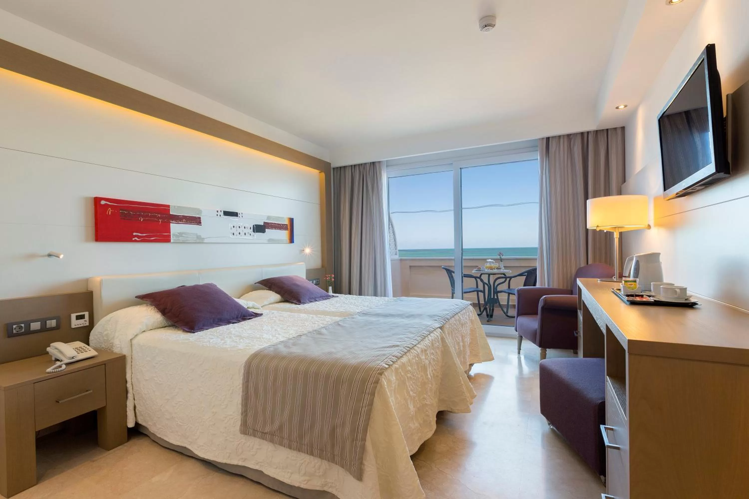 Double Room with Sea View in Hipotels Playa La Barrosa - Adults Only