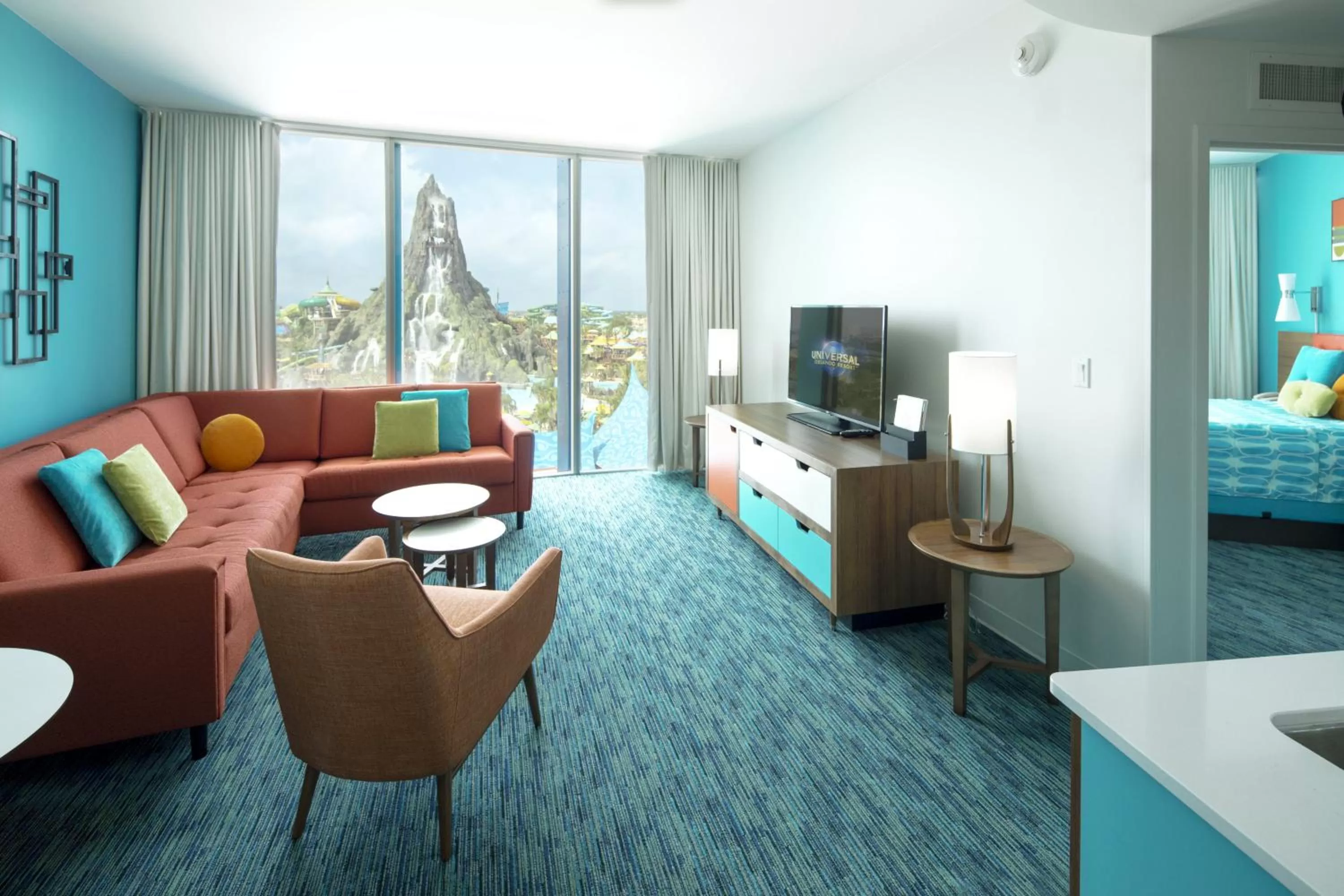 Two-Bedroom Suite with Water Park View (Includes Early Park Admission) in Universal's Cabana Bay Beach Resort