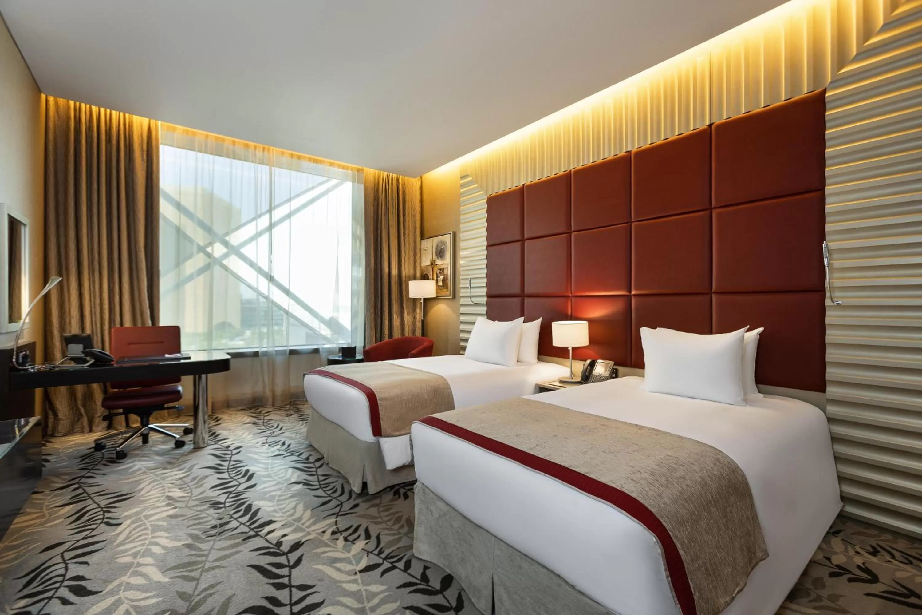 Standard Twin Room with Garden View in Crowne Plaza Riyadh - RDC Hotel & Convention by IHG