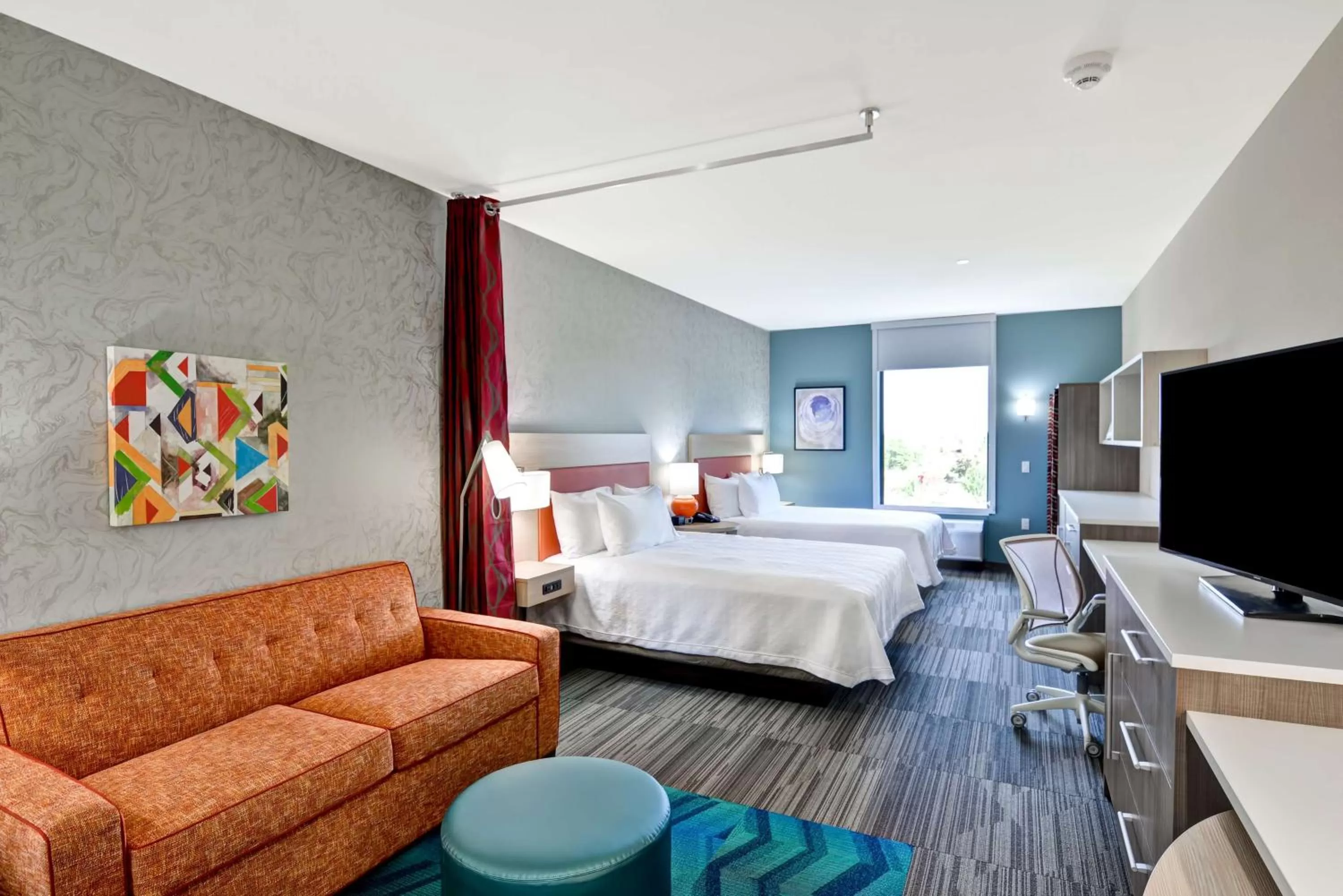 Queen Studio with Two Queen Beds - Non-Smoking in Home2 Suites by Hilton OKC Midwest City Tinker AFB