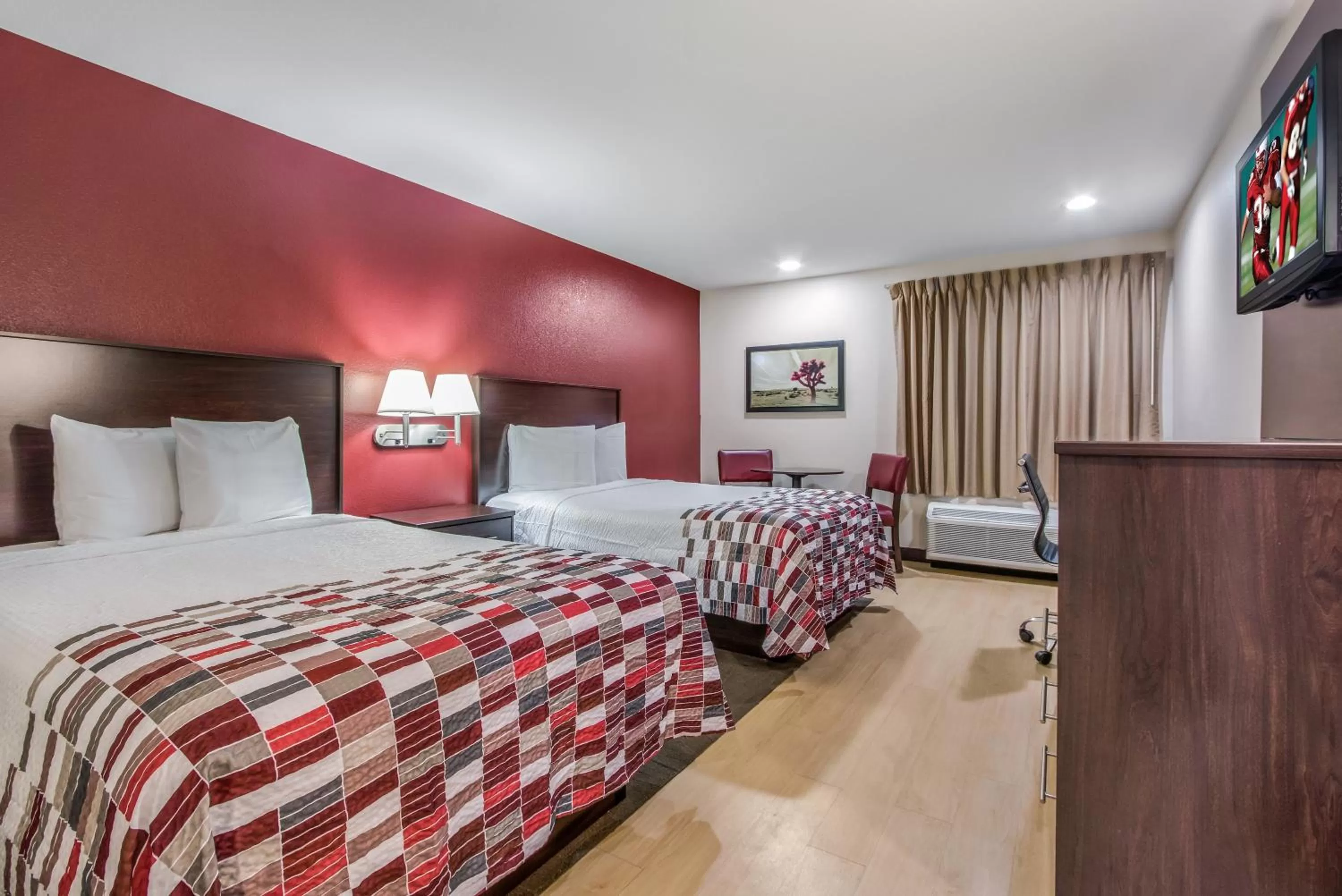 Standard Room with Two Double Beds Smoke Free in Red Roof Inn Phoenix North - Deer Valley - Bell Rd