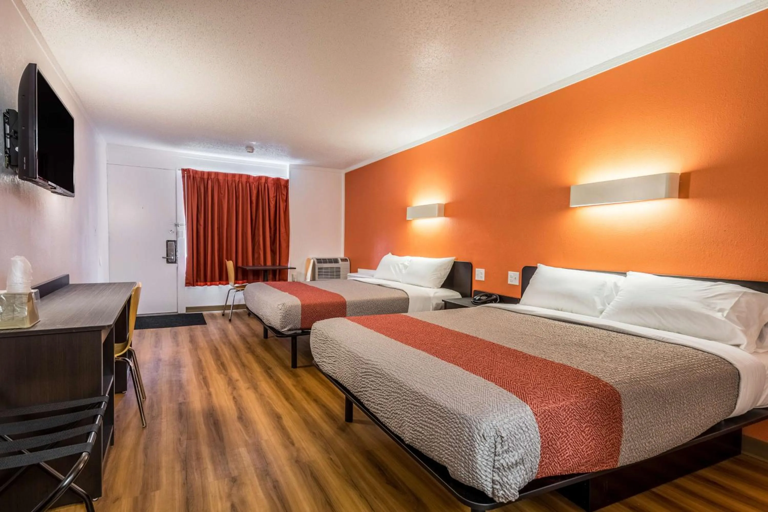 Queen Room with Two Queen Beds - Disability Access - Non-Smoking in Motel 6-Schenectady, NY