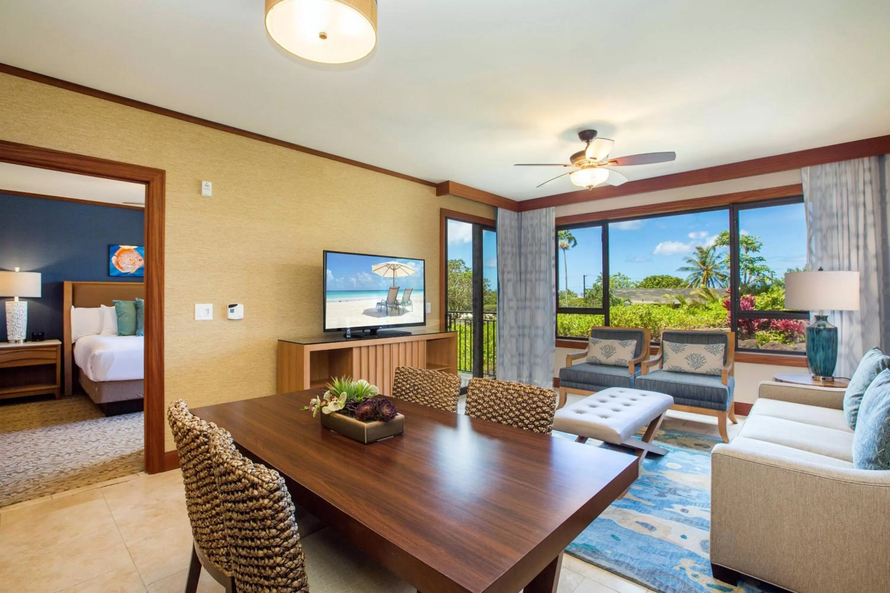 1 Bedroom Villa, 1 King, Sofa bed, Island view, Balcony in Koloa Landing Resort at Po'ipu, Autograph Collection