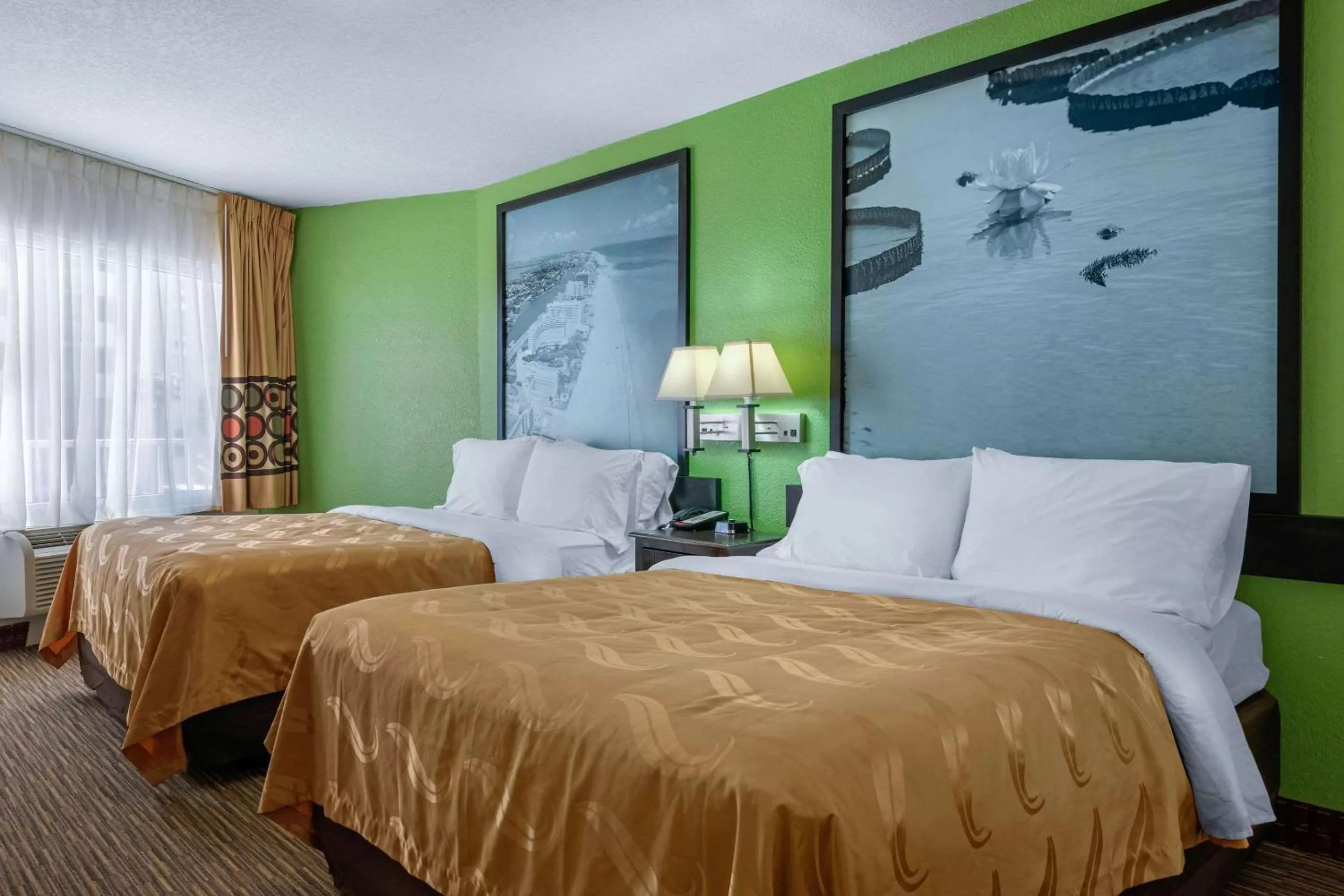Double Room with Two Double Beds - Non-Smoking/Parking View in Quality Inn Daytona Beach Oceanfront
