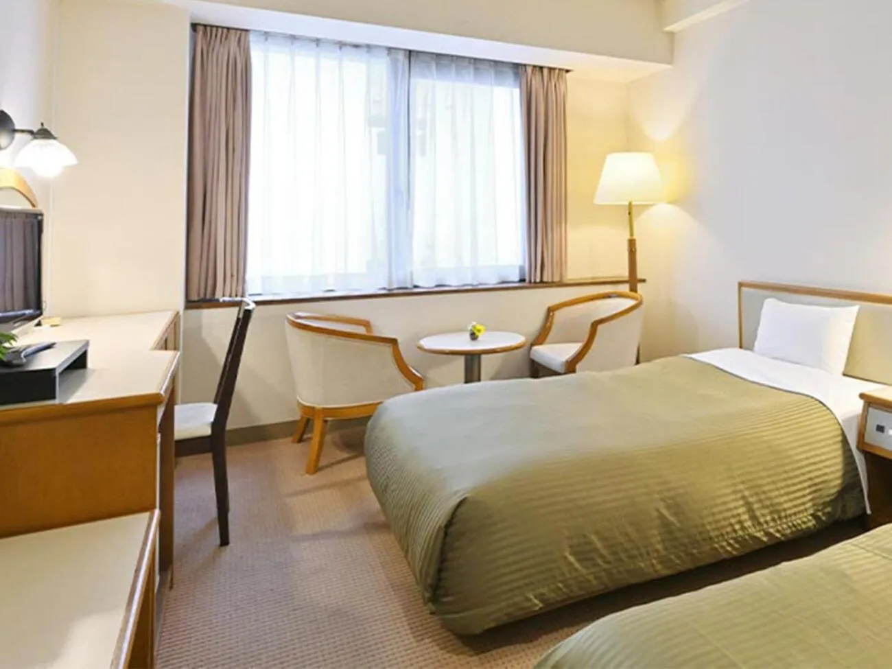 Standard Twin Room with Sea View in Miyajima Coral Hotel