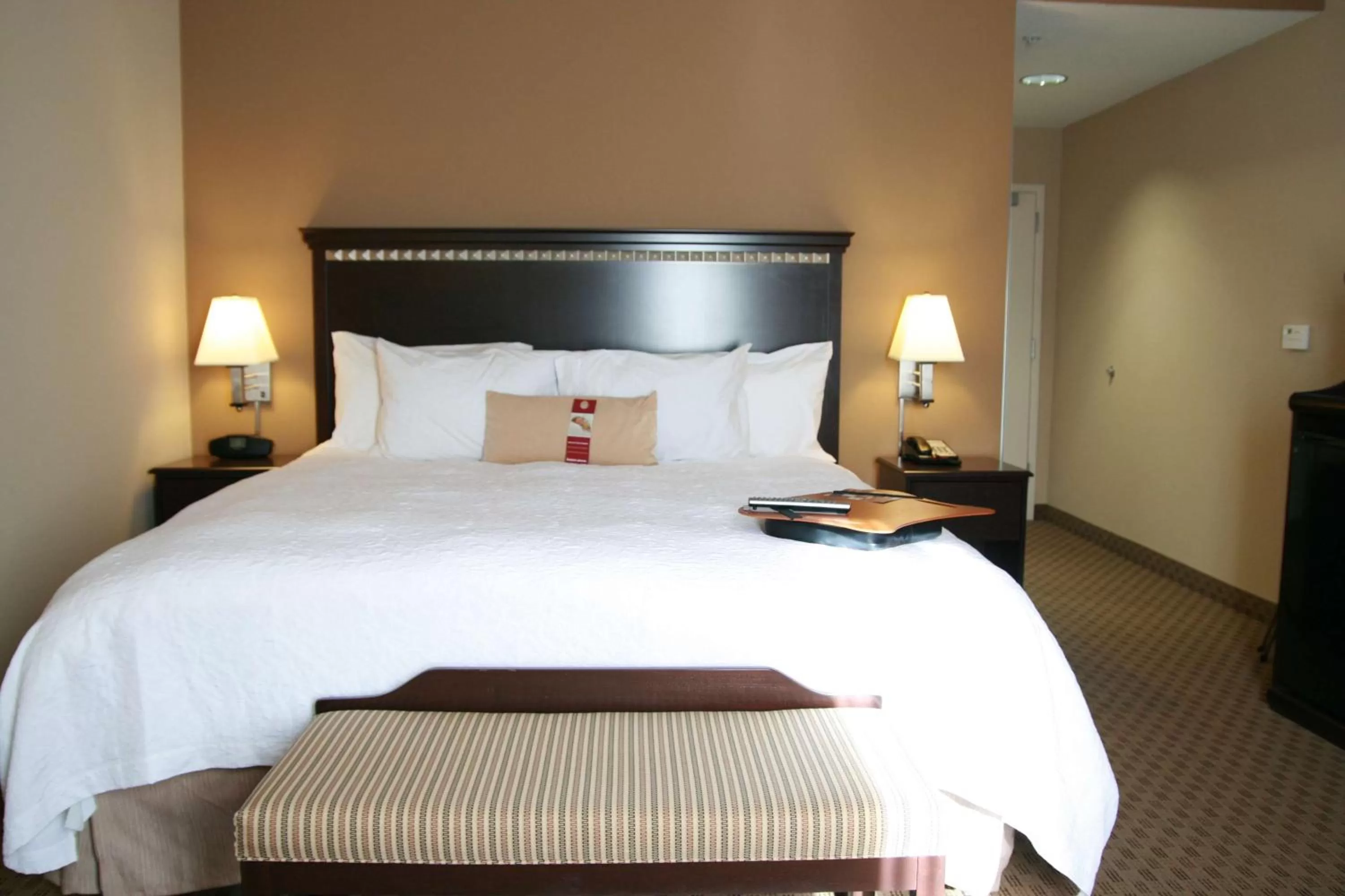 King Room in Hampton Inn Topeka