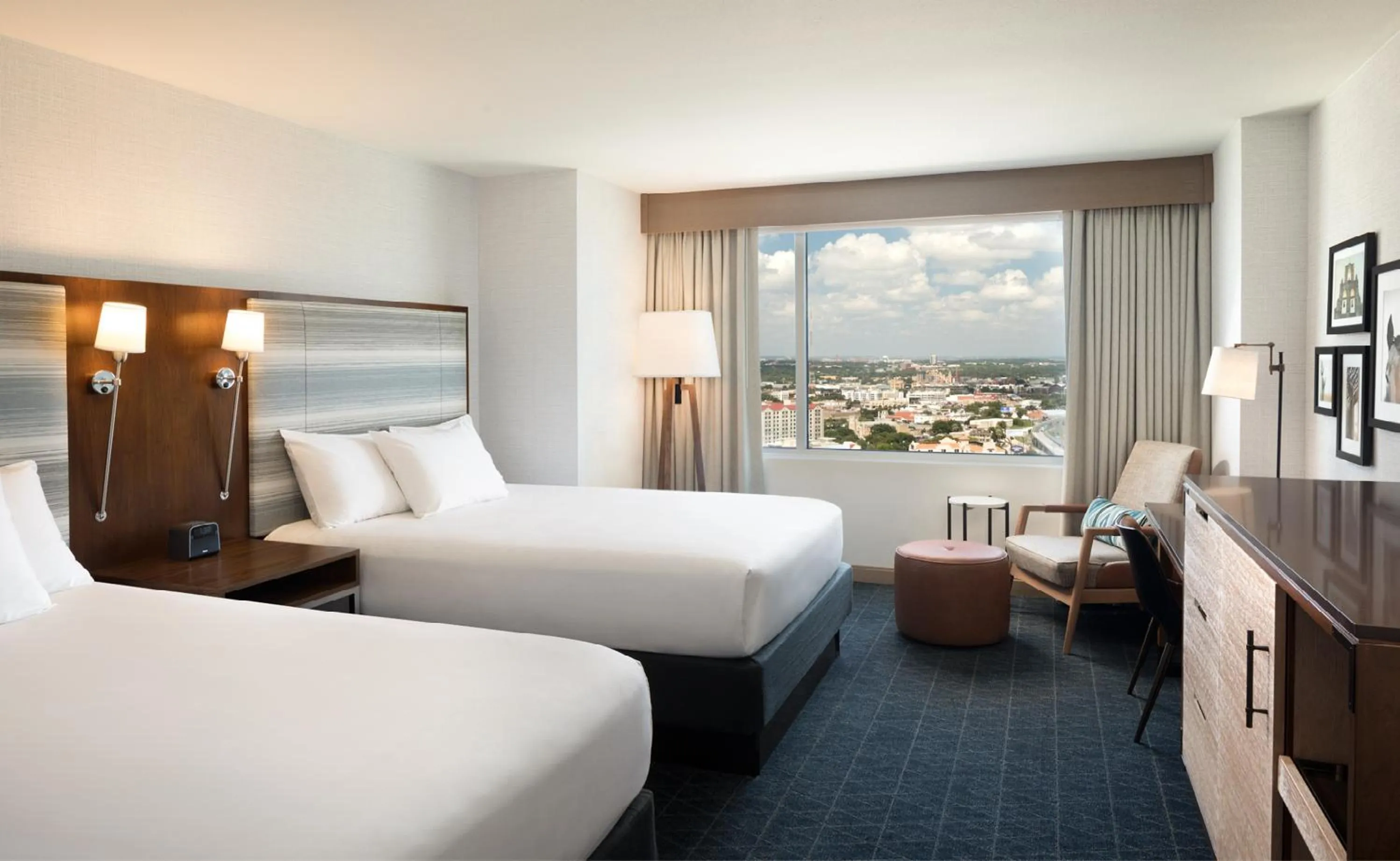 Double Room with Two Double Beds and Accessible Shower - Disability Access in Grand Hyatt San Antonio River Walk