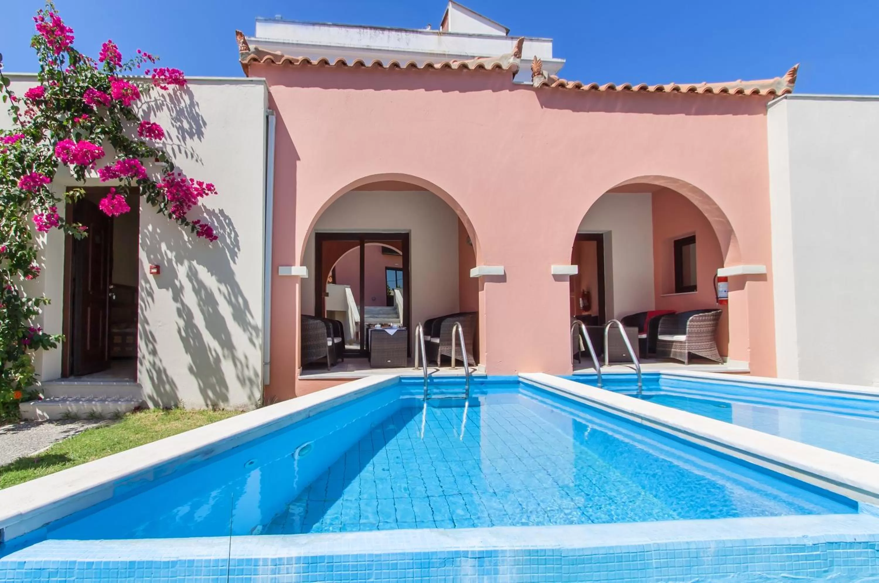 Apartment with Small Swimming Pool Garden View in Rigas Hotel Skopelos