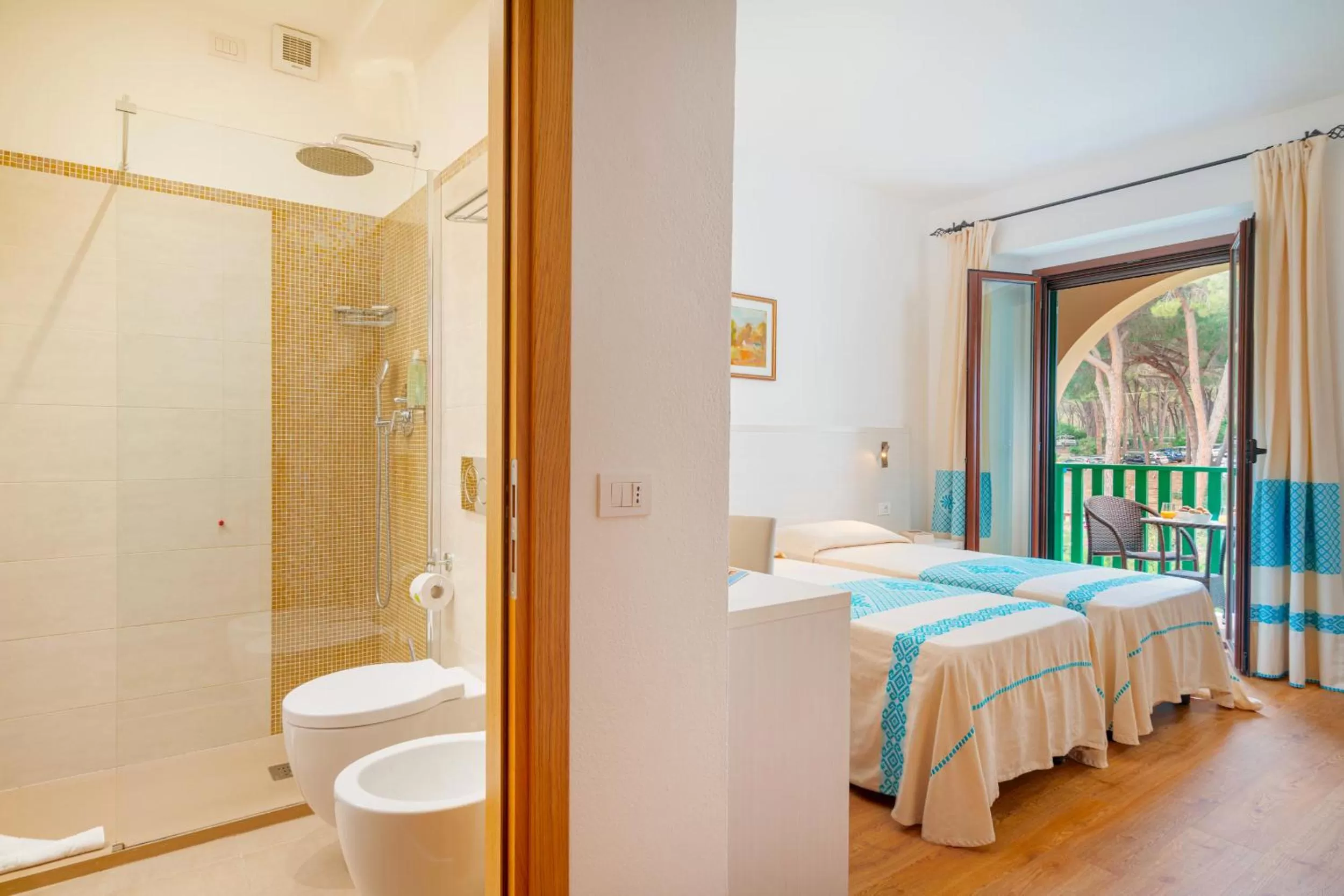 Double Room for Single Use with Balcony in Hotel Dei Pini